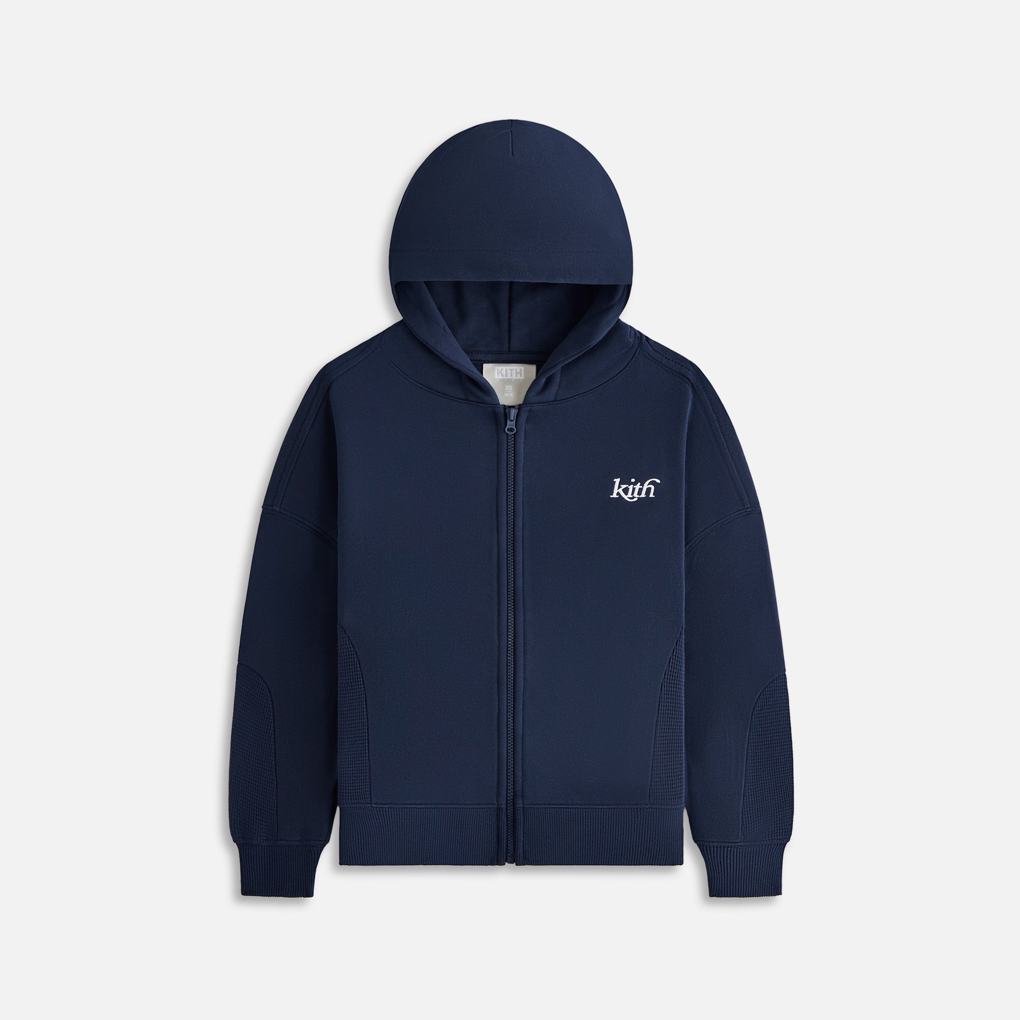 Kith Kids Pieced Nelson Full Zip Hoodie Nocturnal