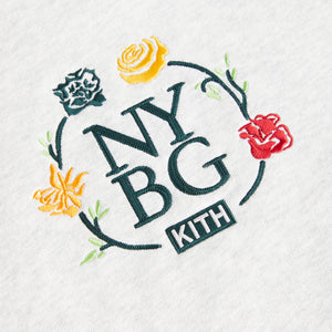 UrlfreezeShops Kids for New York Botanical Garden Logo Nelson Crewneck - Light Heather Grey