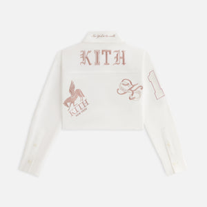 Kith Kids Varsity Cropped Apollo Shirt - Silk