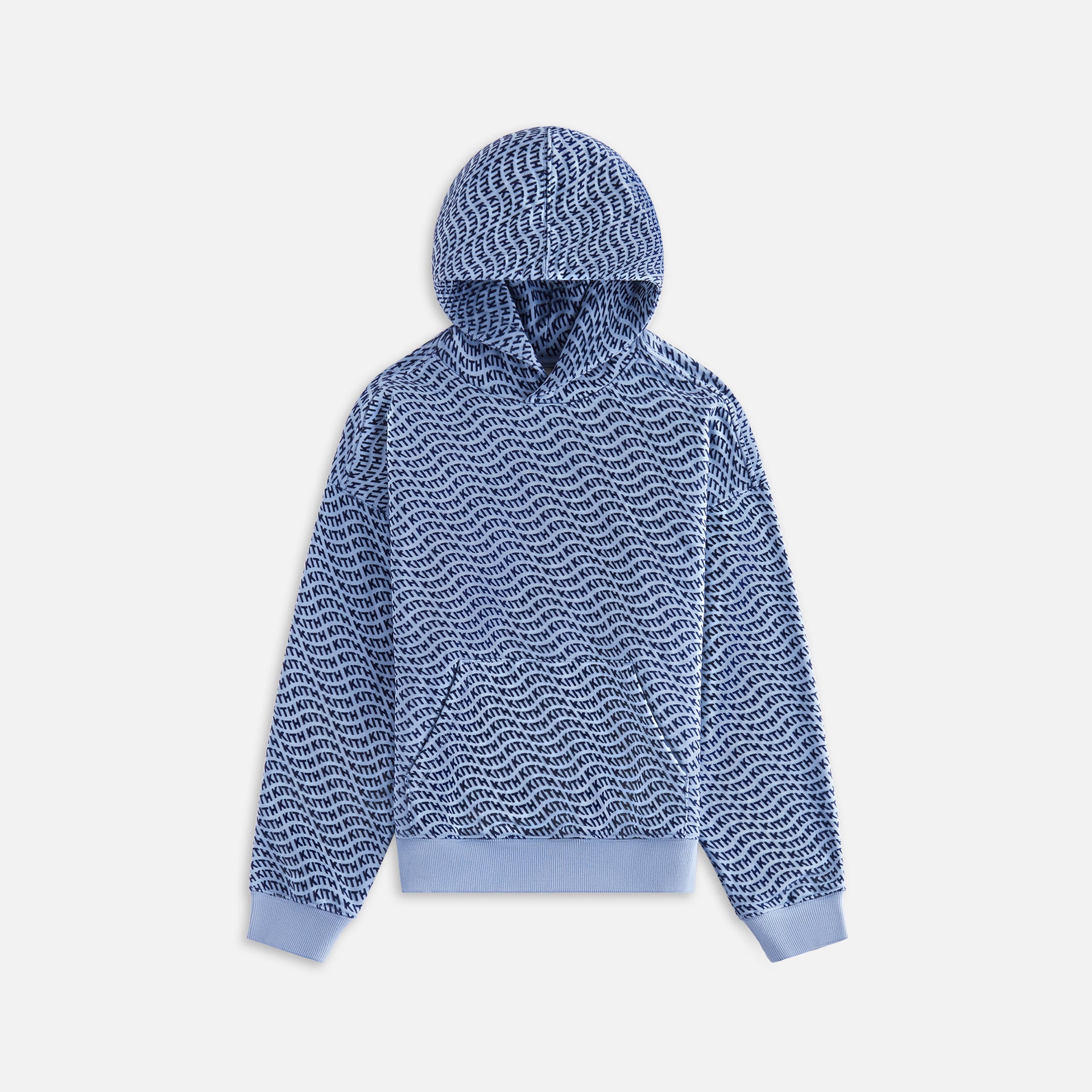 UrlfreezeShops Kids Wavy Monogram Nelson Hoodie - Woven