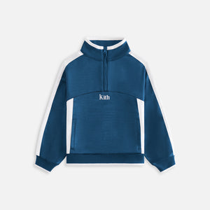 UrlfreezeShops Kids Blocked Satin Track Quarter Zip - Soul