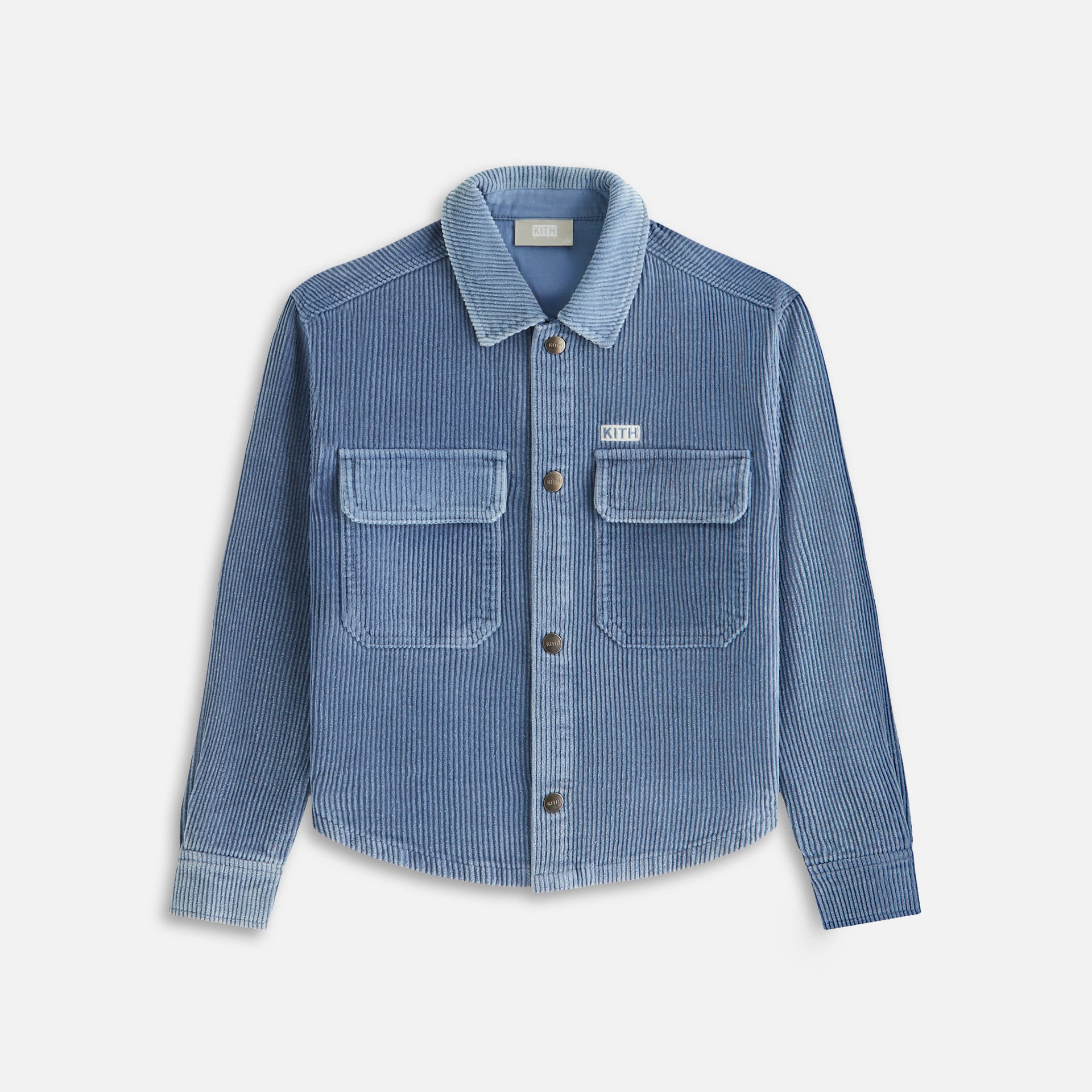 Kith Kids Rowan Cord Shirt - Anchor