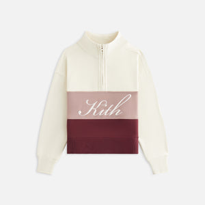 Kith Kids Color-Blocked Hunter Quarter Zip - Magma