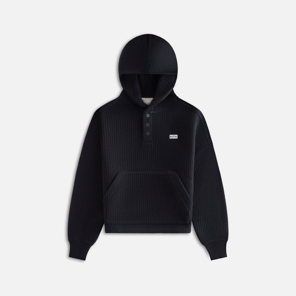パーカー・フーディ Kith x Disney Seersucker Harrison Pullover Black 2019 FW 19 Kith x Disney Seersucker Harrison Pullover Black 2019 FW 19