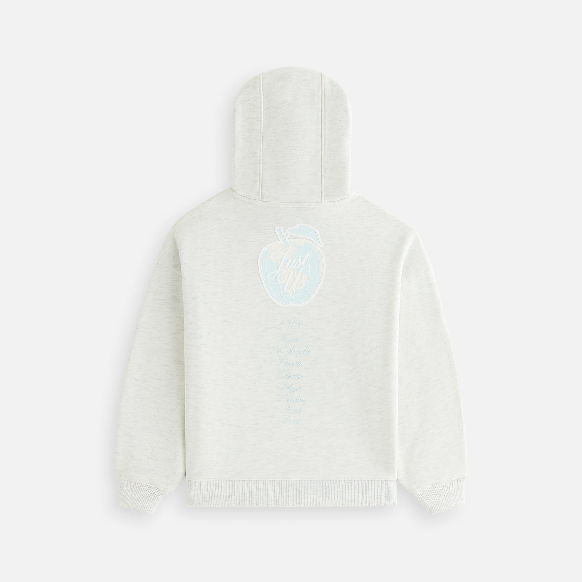 Kith Kids New York to the World Hoodie - Light Heather Grey