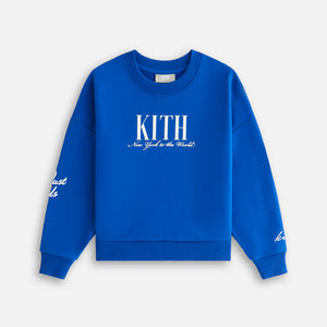 Kith Kids Logo Nelson Crewneck - Cyclone