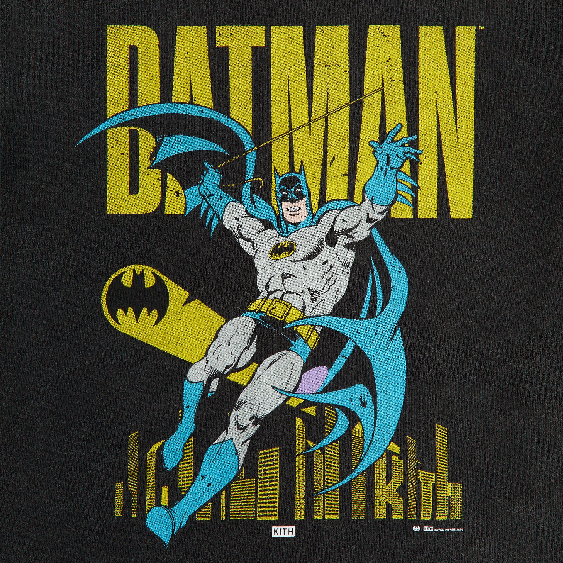 Batman | Kith Kids Classic Vintage Tee - Black