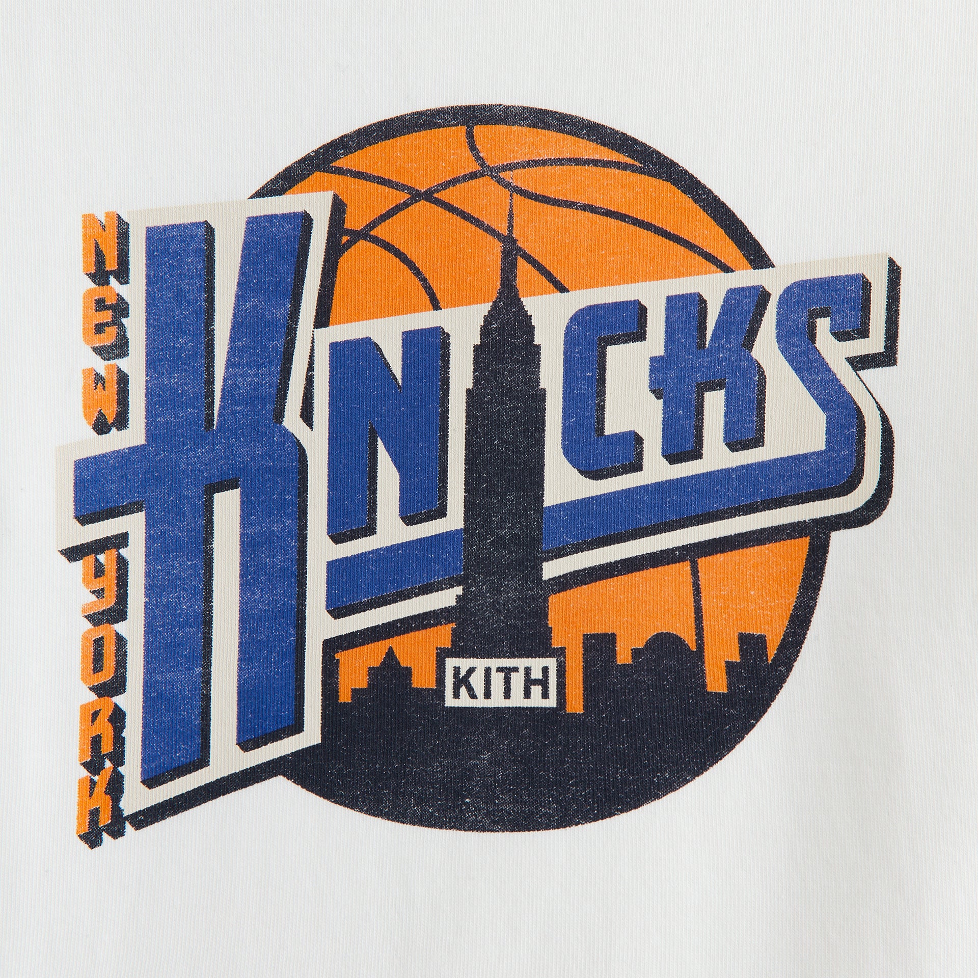 Kith Kids for the New York Knicks City Tee - White