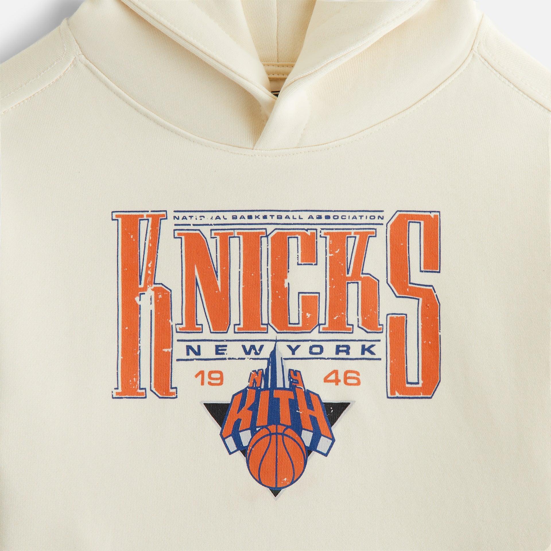 Kith Kids for the New York Knicks Luster Nelson Hoodie - Sandrift