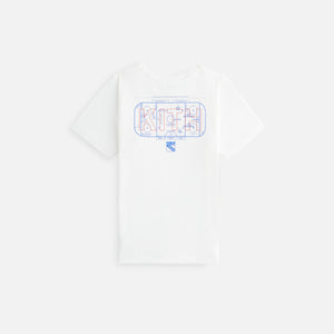 Kith Kids for the New York Rangers Hat Trick Rink Tee - White