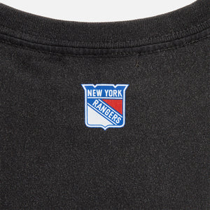 Kith Kids for the New York Rangers On Ice Vintage Tee - Black