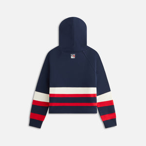 Kith Kids for the New York Rangers Skewed Vintage Delk Hoodie - Nocturnal PH