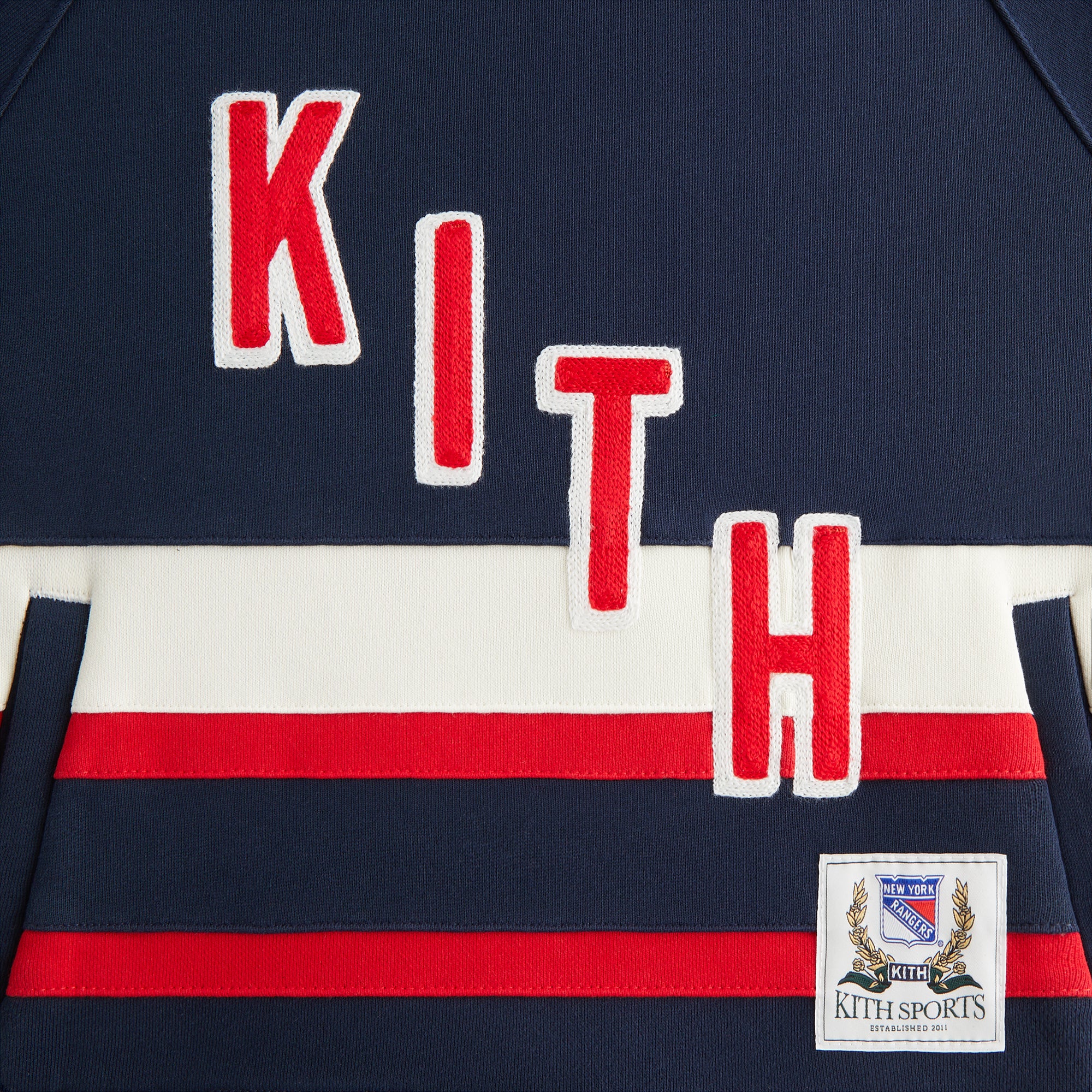 Kith Kids for the New York Rangers Skewed Vintage Delk