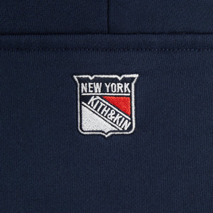 Kith Kids for the New York Rangers Skewed Vintage Delk Hoodie - Nocturnal PH