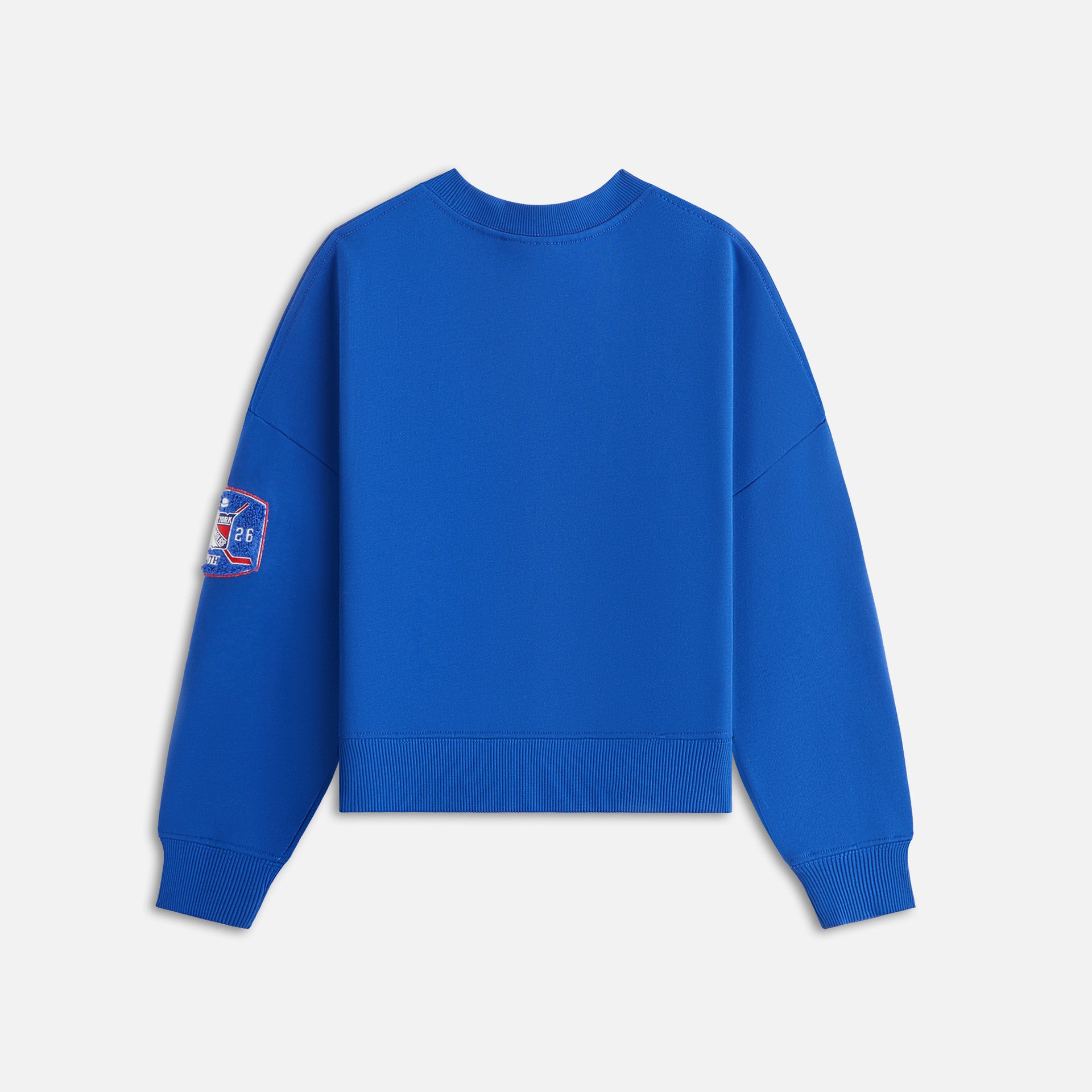 Kith Kids for the New York Rangers Skewed Nelson Crewneck - Cyclone