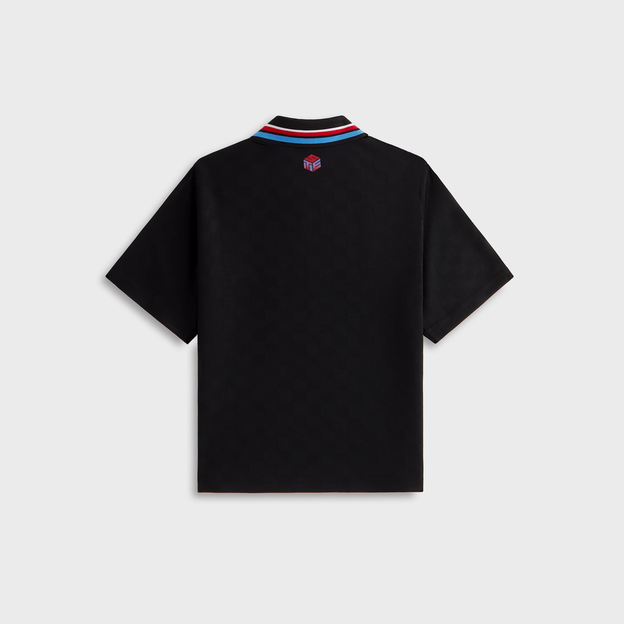 Kith Kids Checkerboard Soccer Polo - Black Kith Kids Checkerboard Soccer Polo - Black