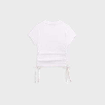 Kith Kids Ruched Mulberry Tee - White