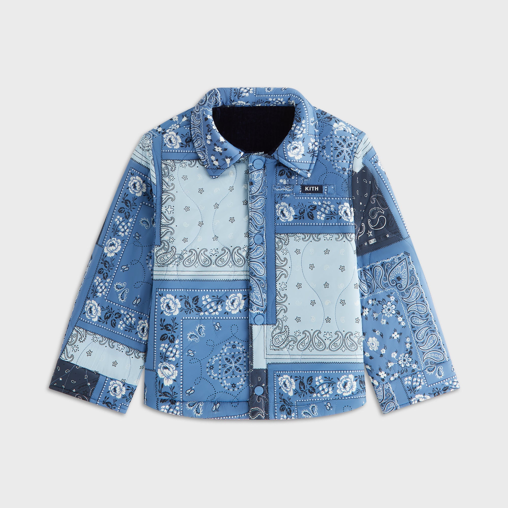 Kith Kids チェック柄ジャケット 4/5 Kith Kids for the New York Knicks Printed Bomber Jacket