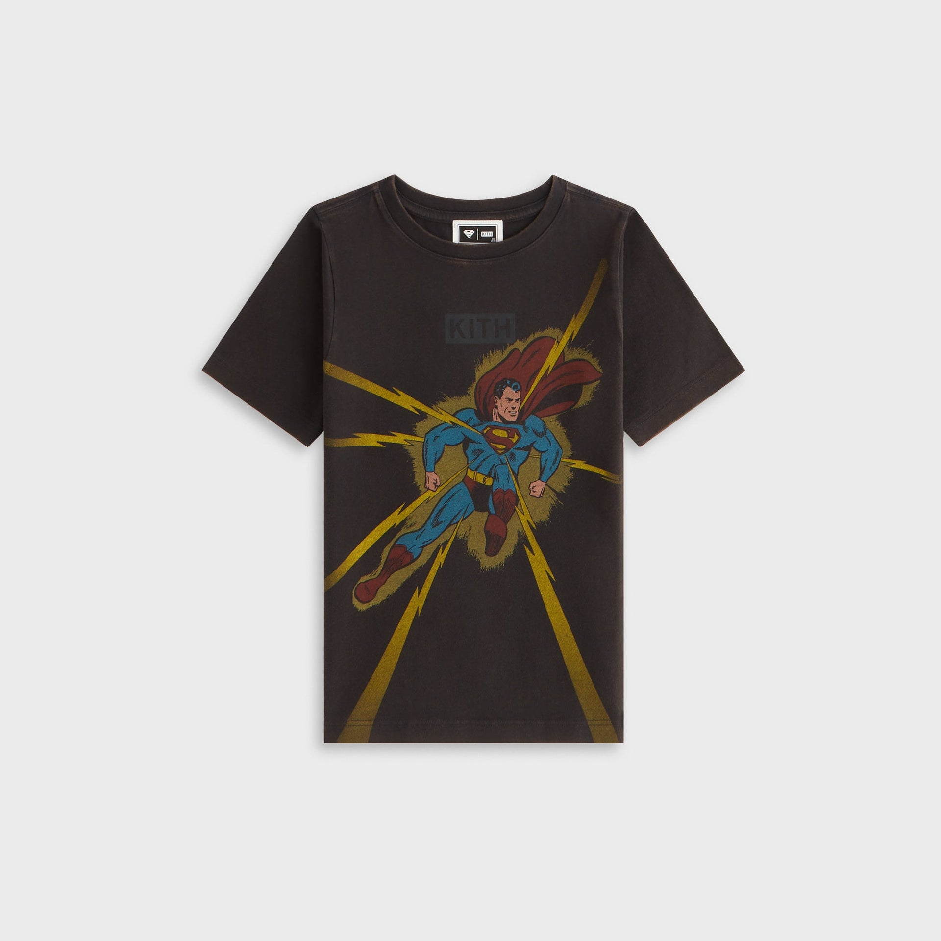 Superman | Kith Kids Lightning Bolt Tee - Black PH