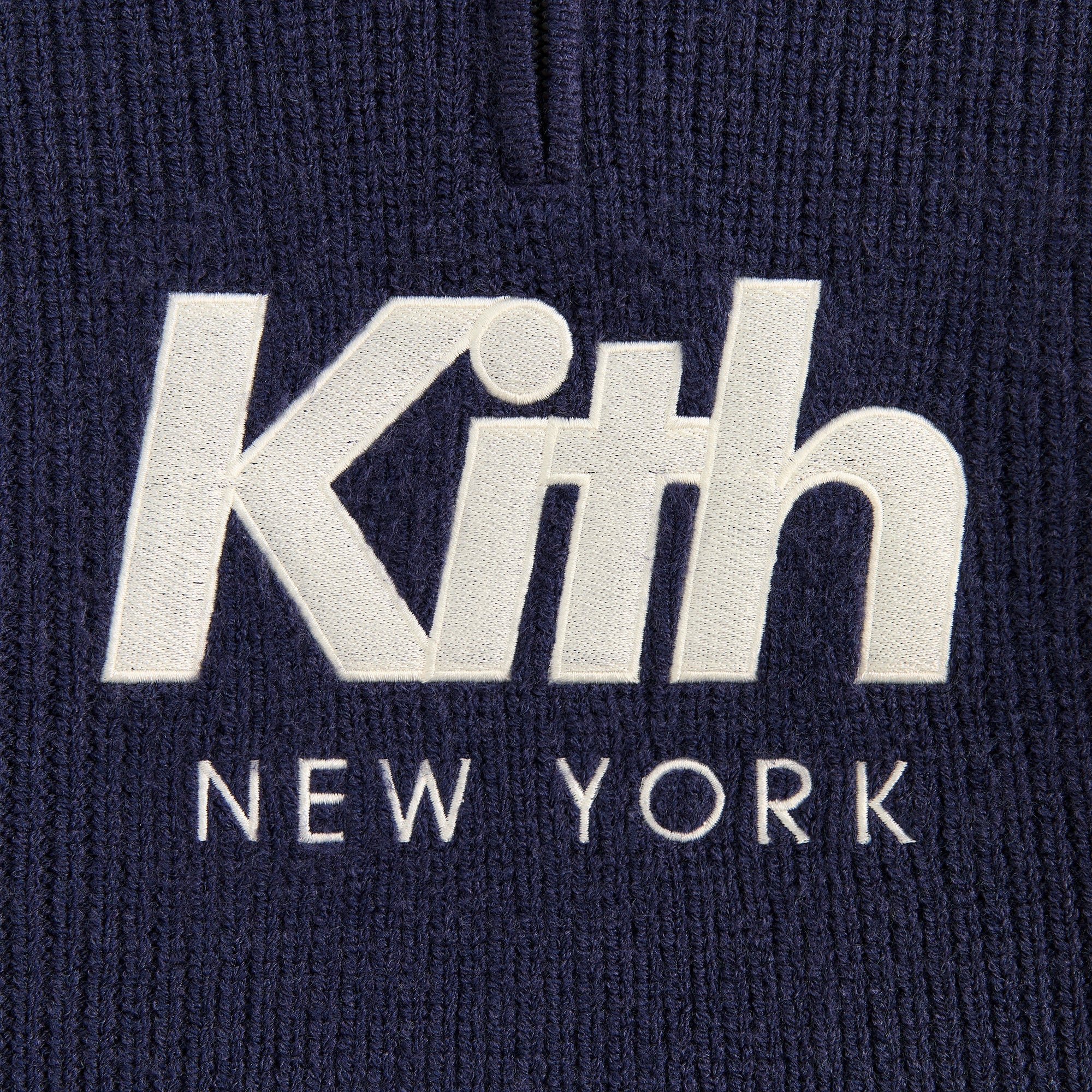 Kith Kids Sweater Rib Hunter Quarter Zip - Nocturnal