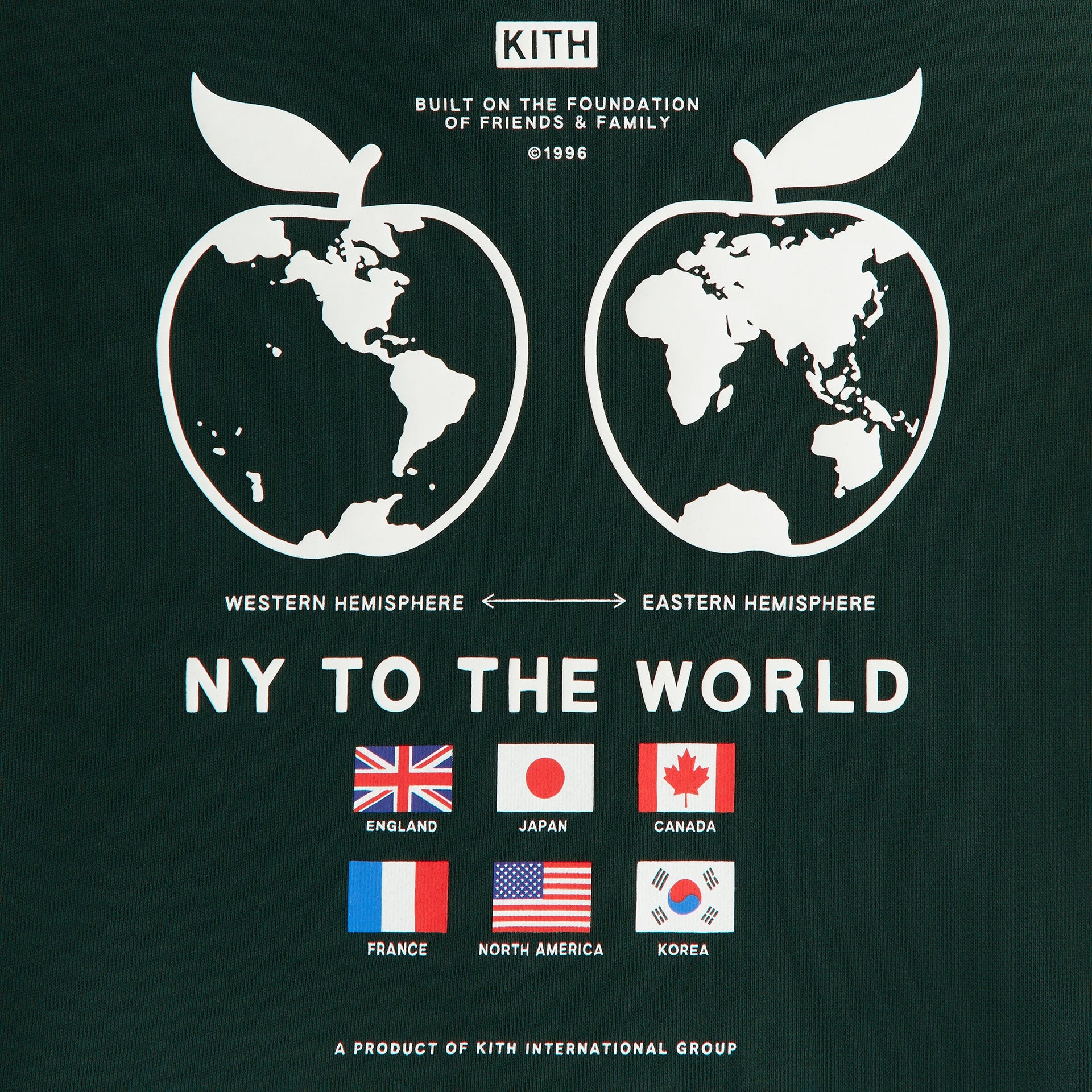 Kith Kids Logo Zip Nelson Hoodie - Stadium