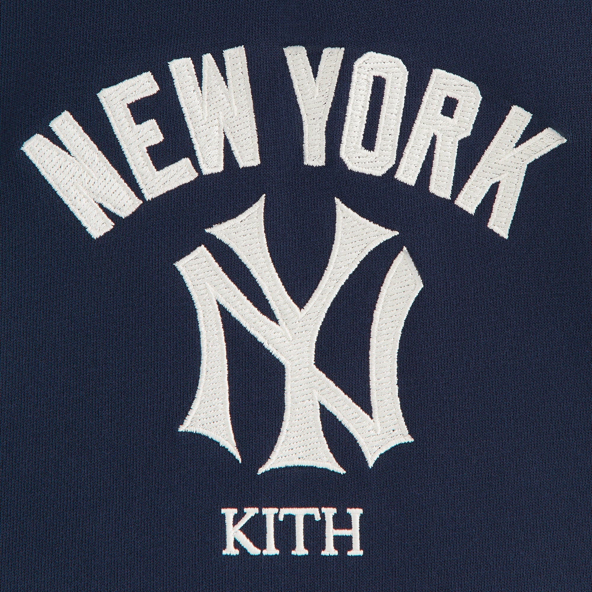 Kith Kids for the New York Yankees Combo Lewis V-Neck Hoodie - Nocturn