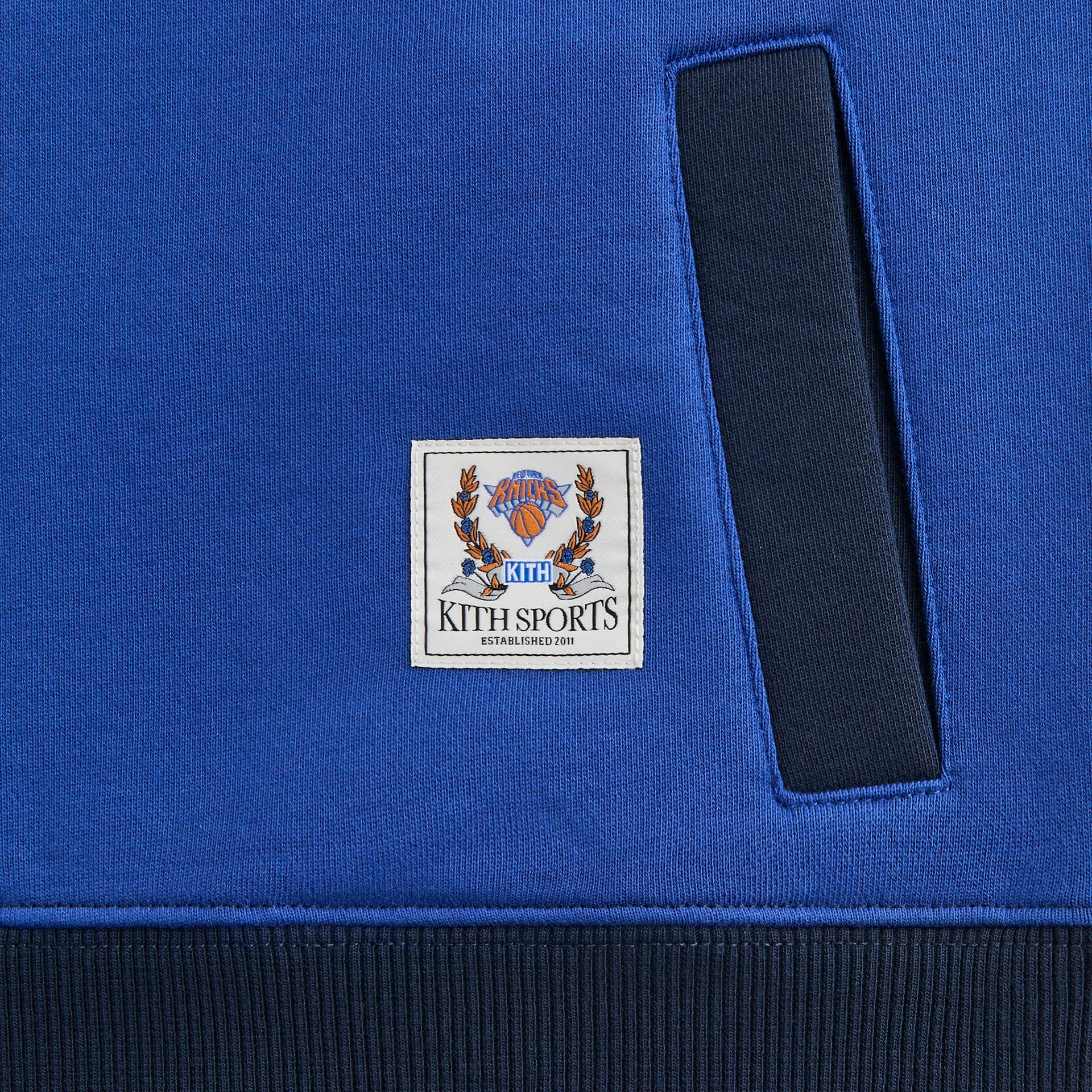 Kith Kids for the New York Knicks Mash Up Nelson Hoodie - Nocturnal