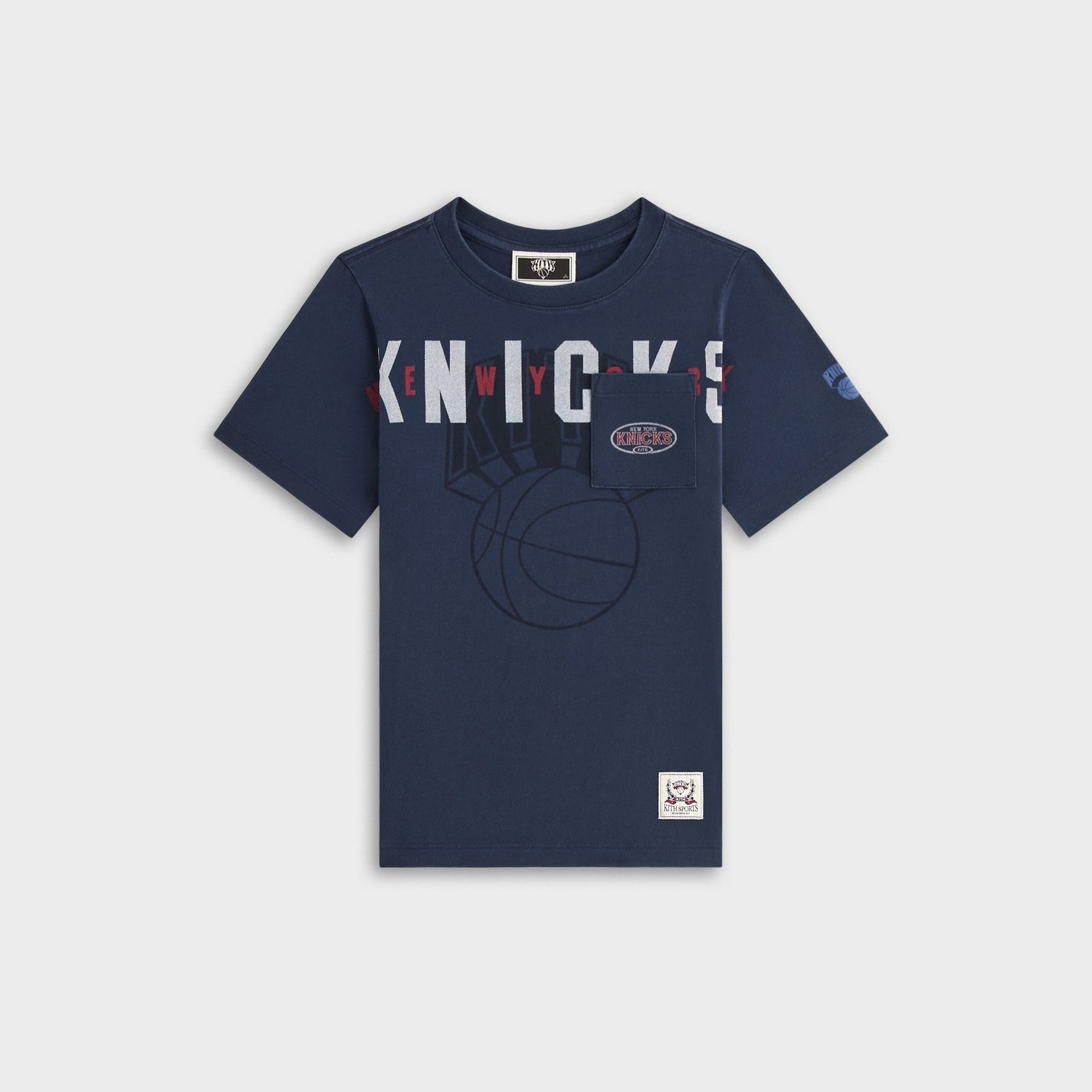 Kith Kids for the New York Knicks Vintage Pocket Tee - Nocturnal - PH