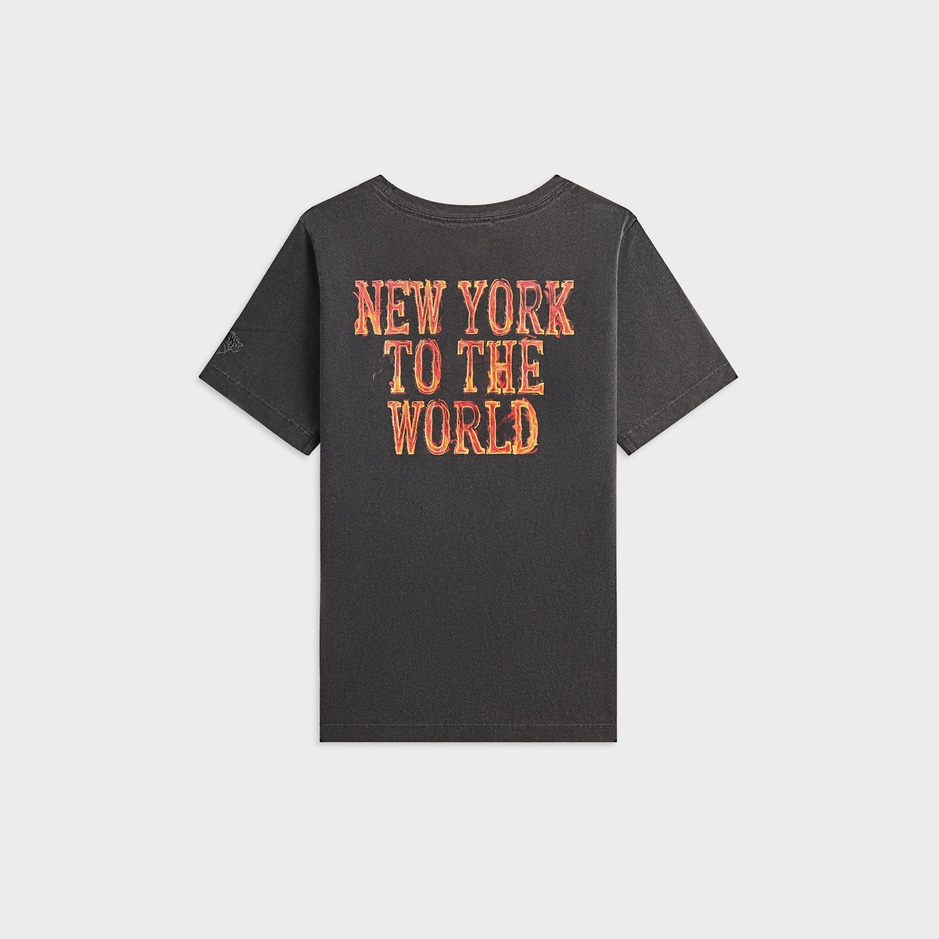Kith Kids for the New York Knicks Vintage Fire Tee - Black - PH