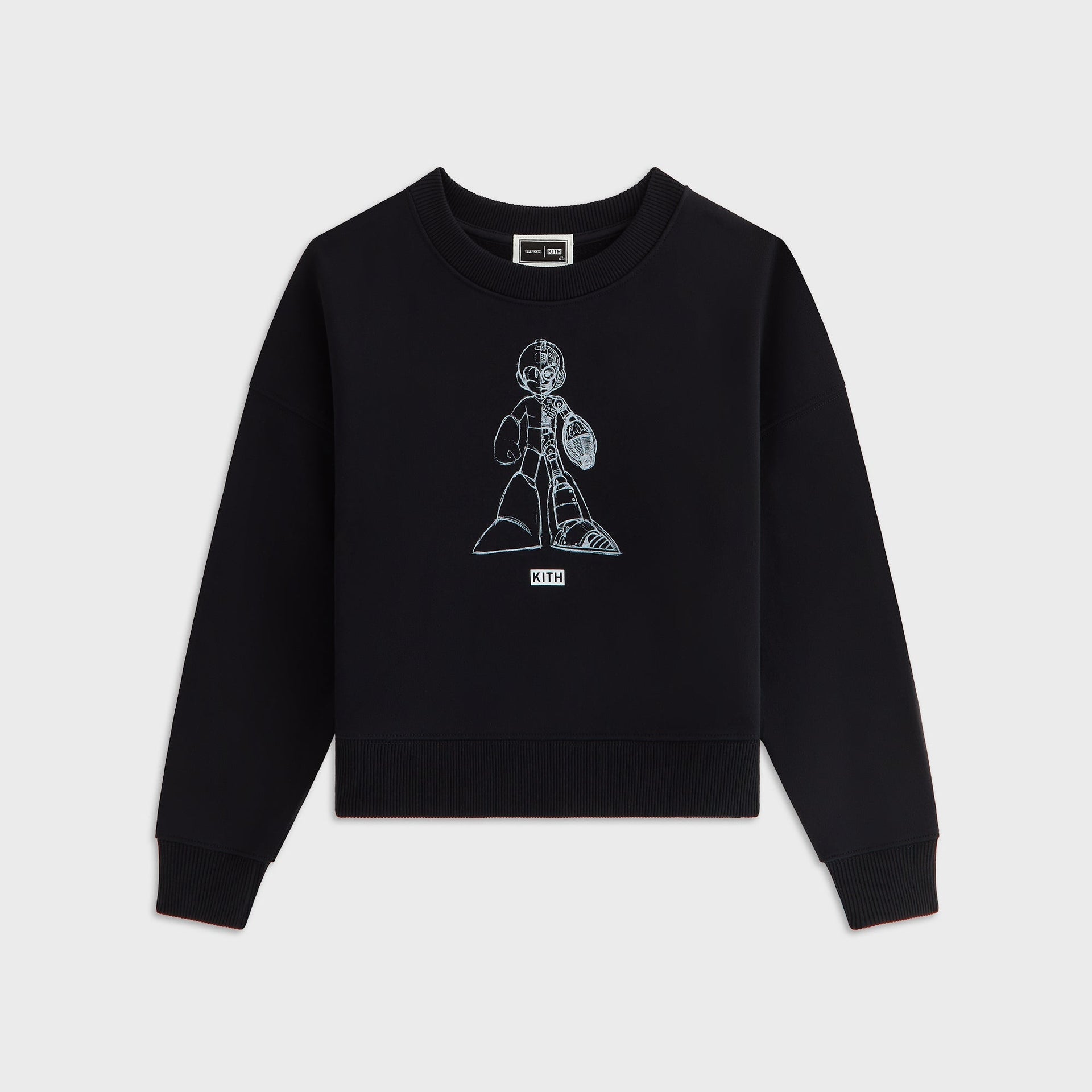 Capcom | Kith Kids Megaman Sketch Nelson Crewneck - Black - PH