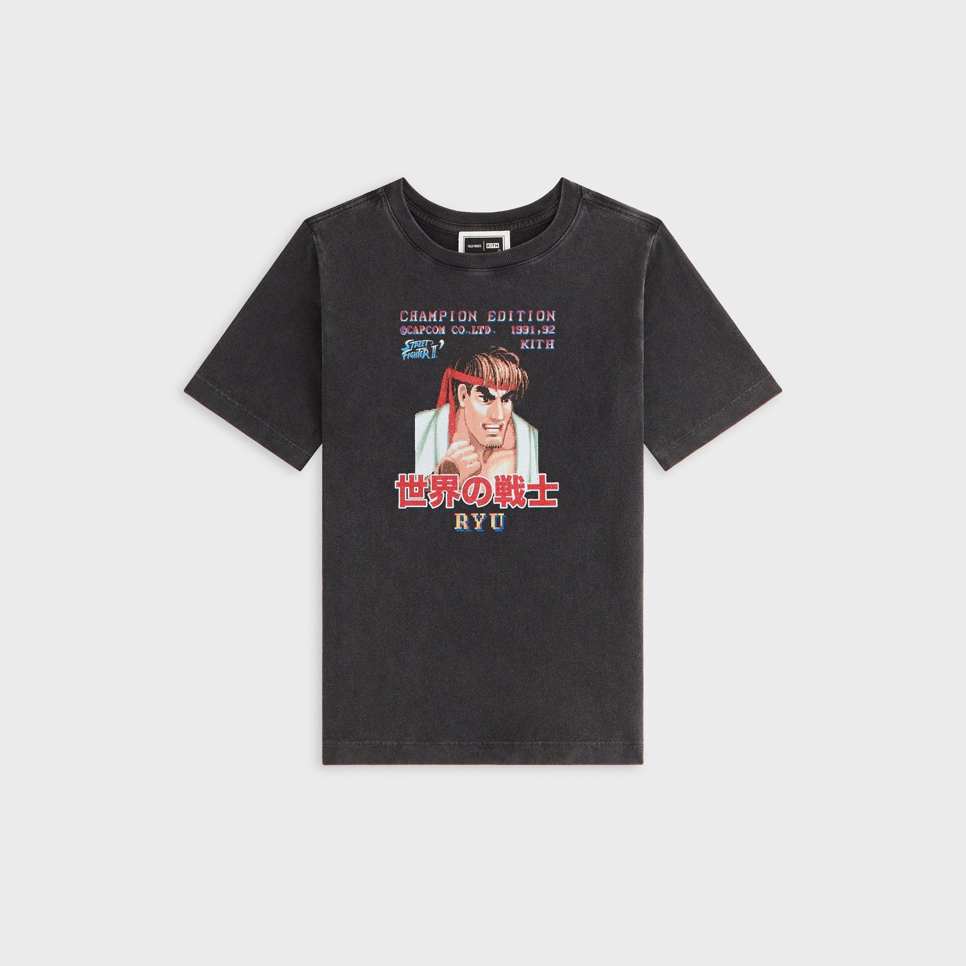 Capcom | Kith Kids Ryu Champion Vintage Tee - Black - PH