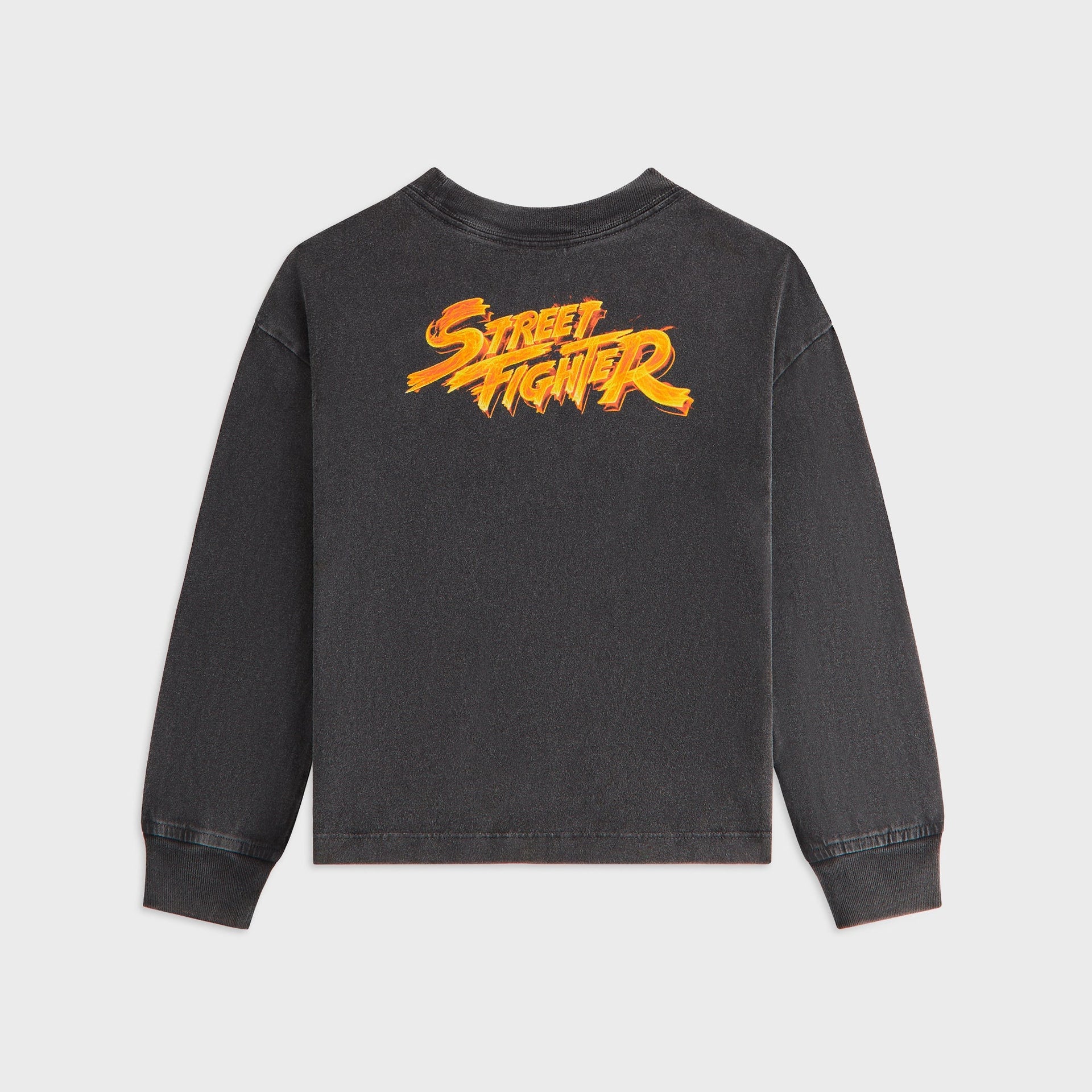 Capcom | Kith Kids Street Fighter Flame Vintage Tee - Black - PH