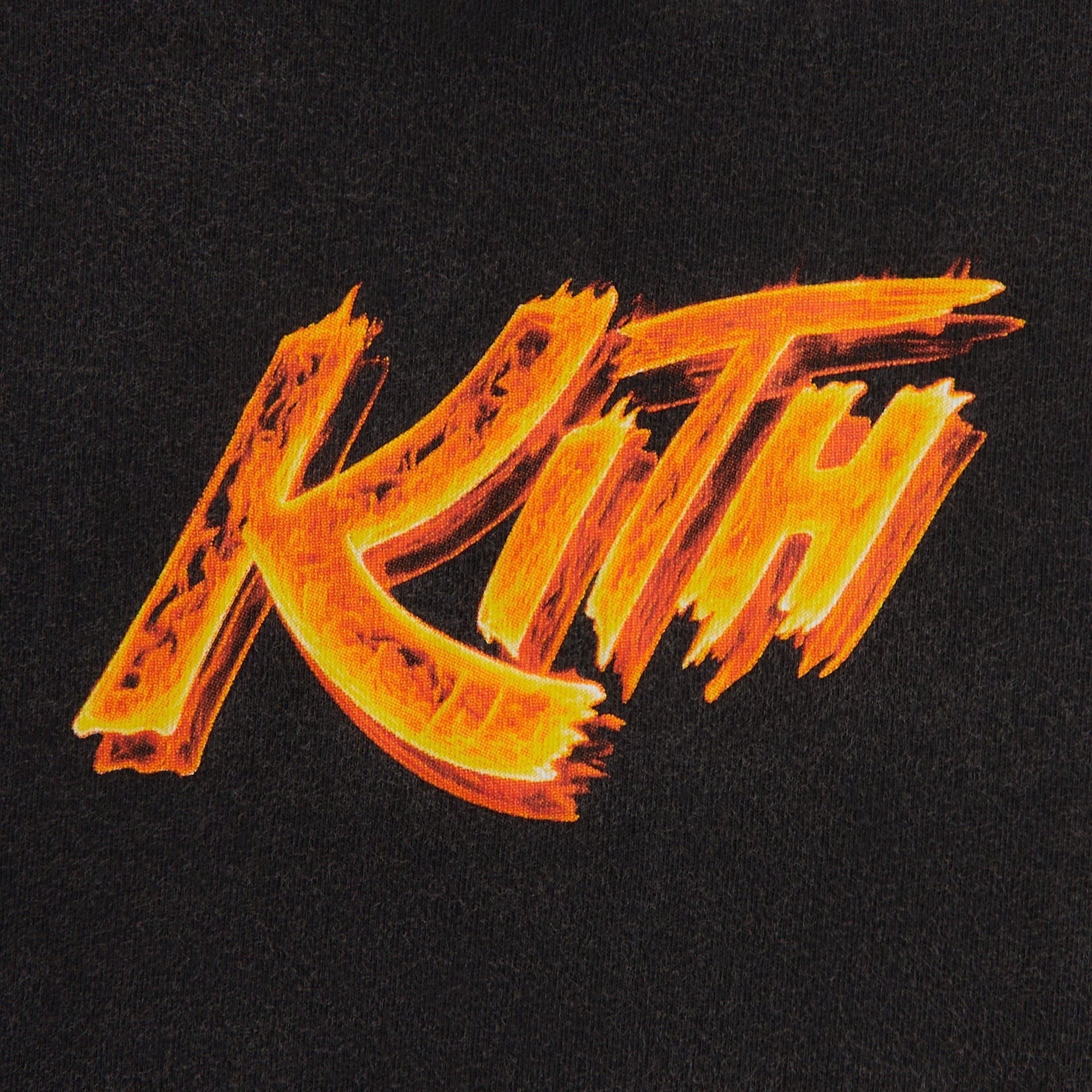 Capcom | Kith Kids Street Fighter Flame Vintage Tee - Black - PH