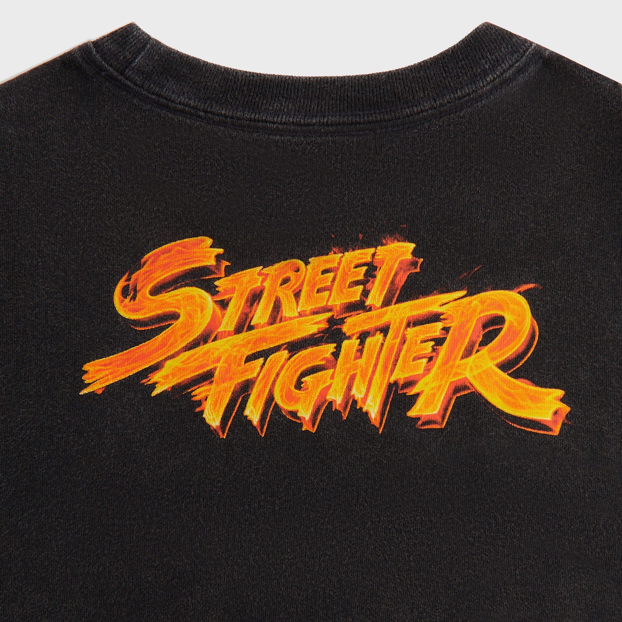 Capcom | Kith Kids Street Fighter Flame Vintage Tee - Black