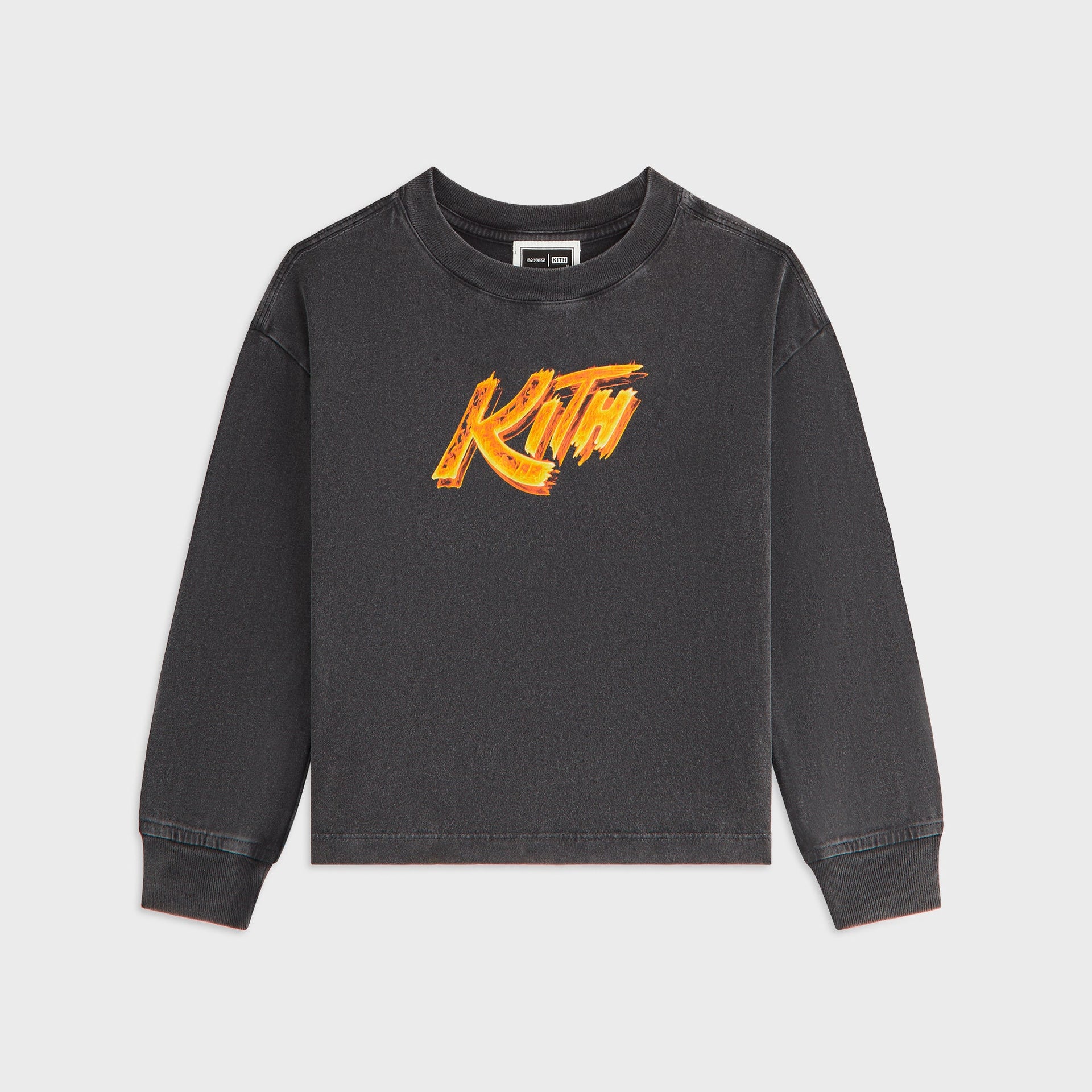Capcom | Kith Kids Street Fighter Flame Vintage Tee - Black