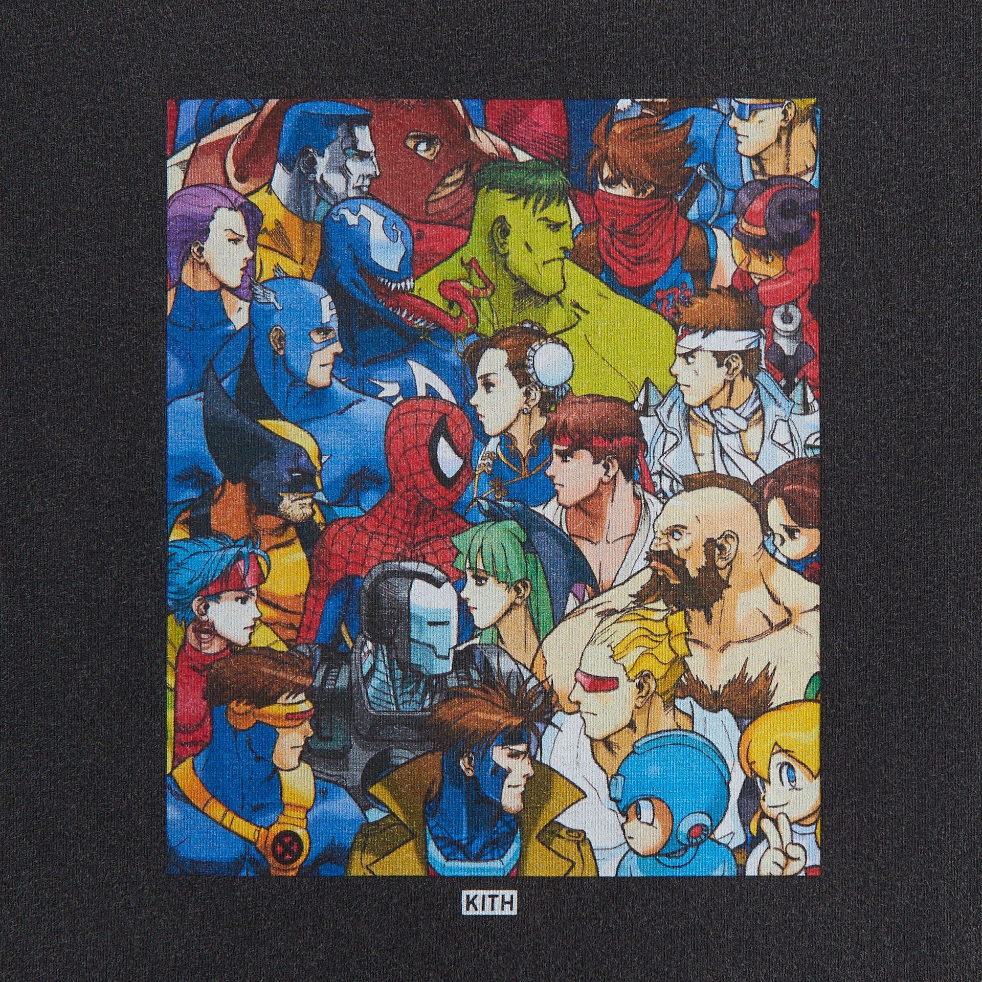 Marvel vs. Capcom | Kith Kids Clash of Super Heroes Vintage Tee - Black - PH