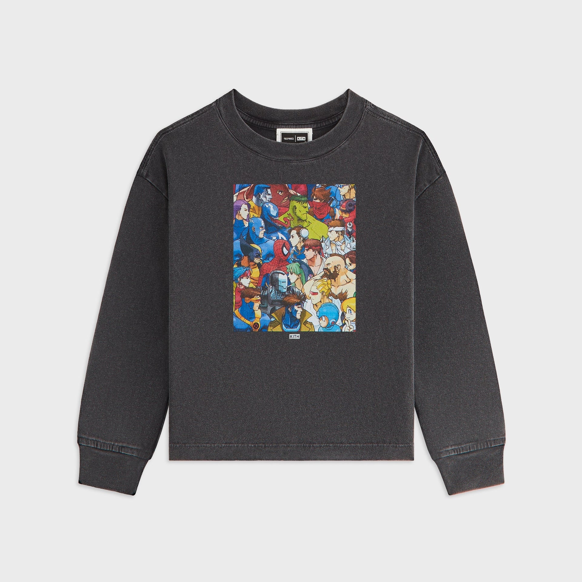 Marvel vs. Capcom | Kith Kids Clash of Super Heroes Vintage Tee - Black - PH