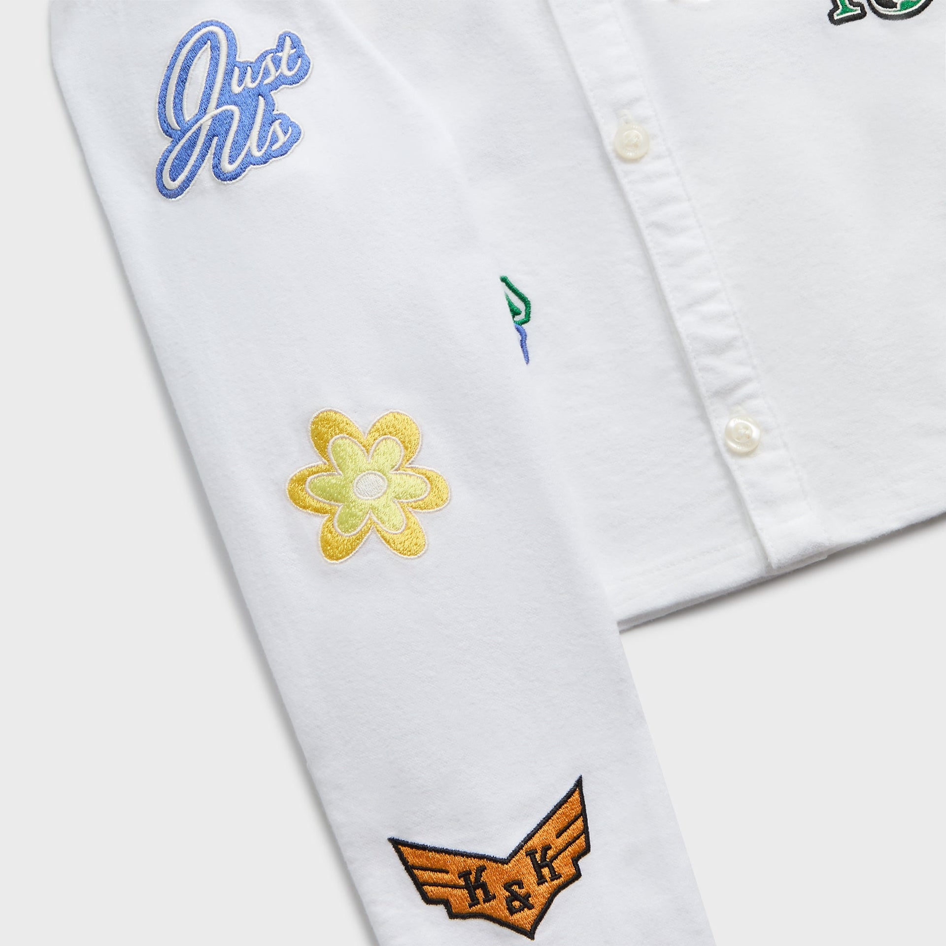 Kith Kids NY to the World Cropped Apollo Shirt - Silk