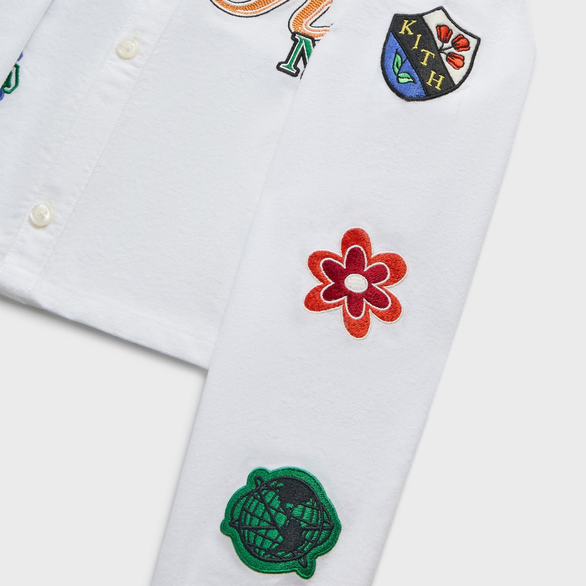Kith Kids NY to the World Cropped Apollo Shirt - Silk