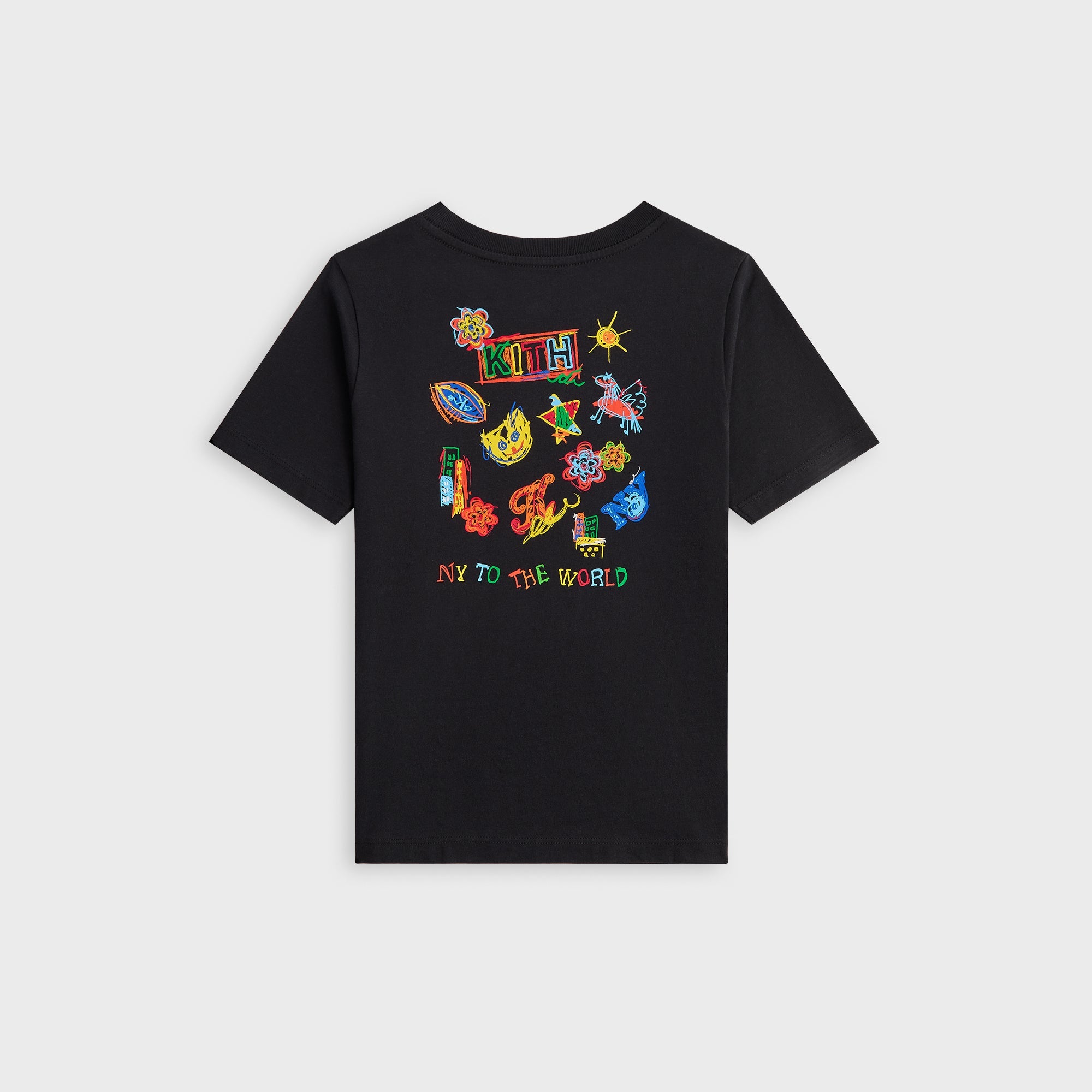 Kith Kids NY Sketchbook Classic Logo Tee - Black