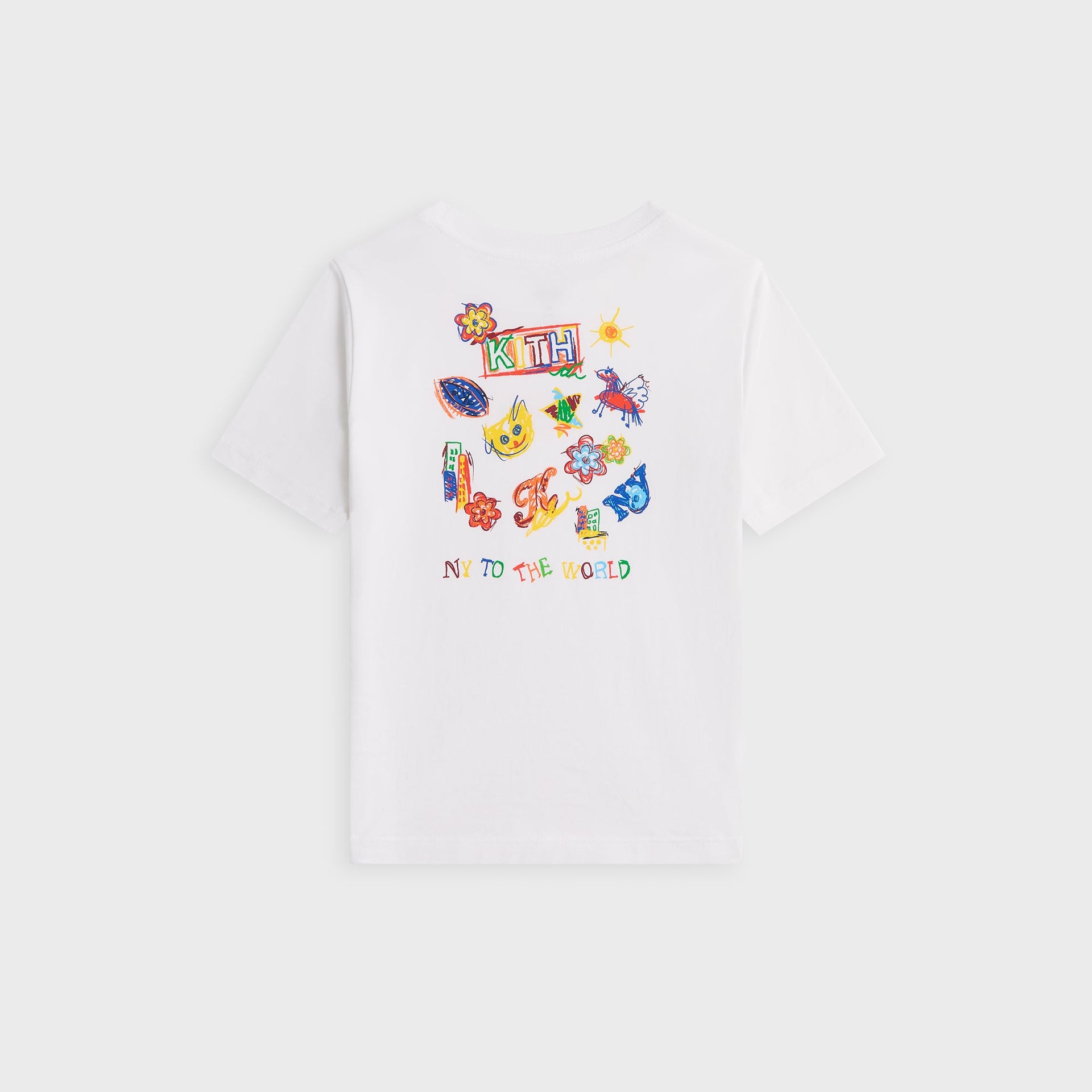 Kith Kids NY Sketchbook Classic Logo Tee - White