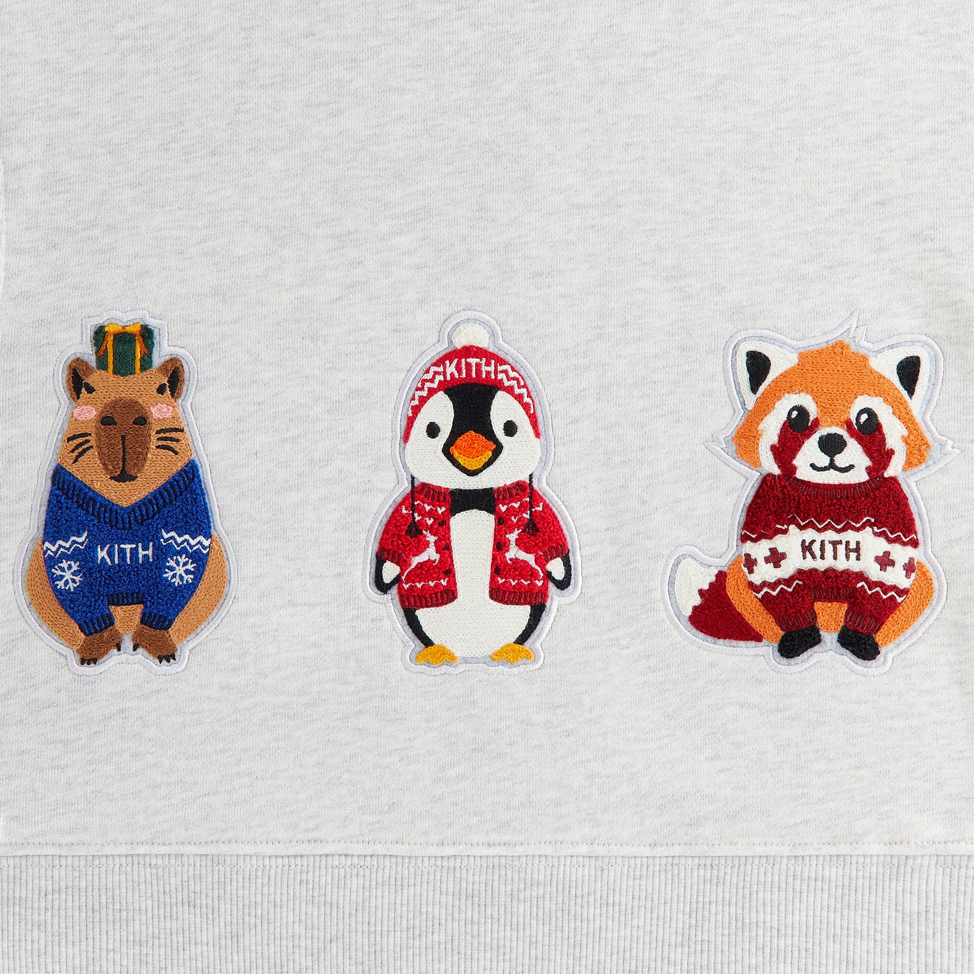 Kithmas Kids & Friend Hunter Quarter Zip - Light Heather Grey