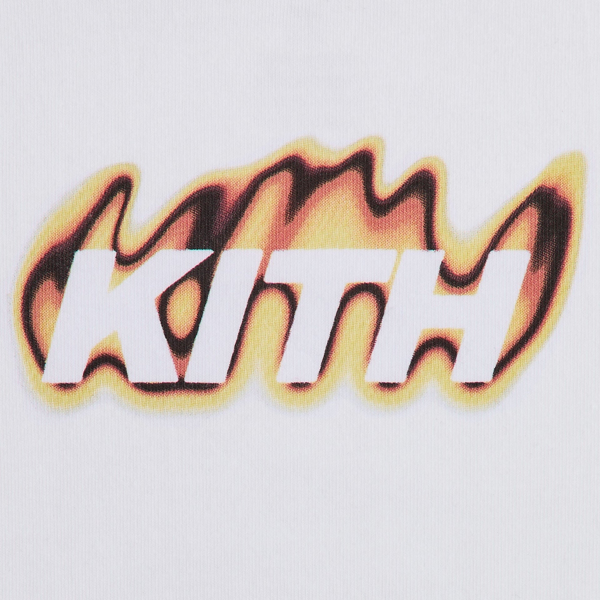Kith Kids Flame Vintage Tee - White