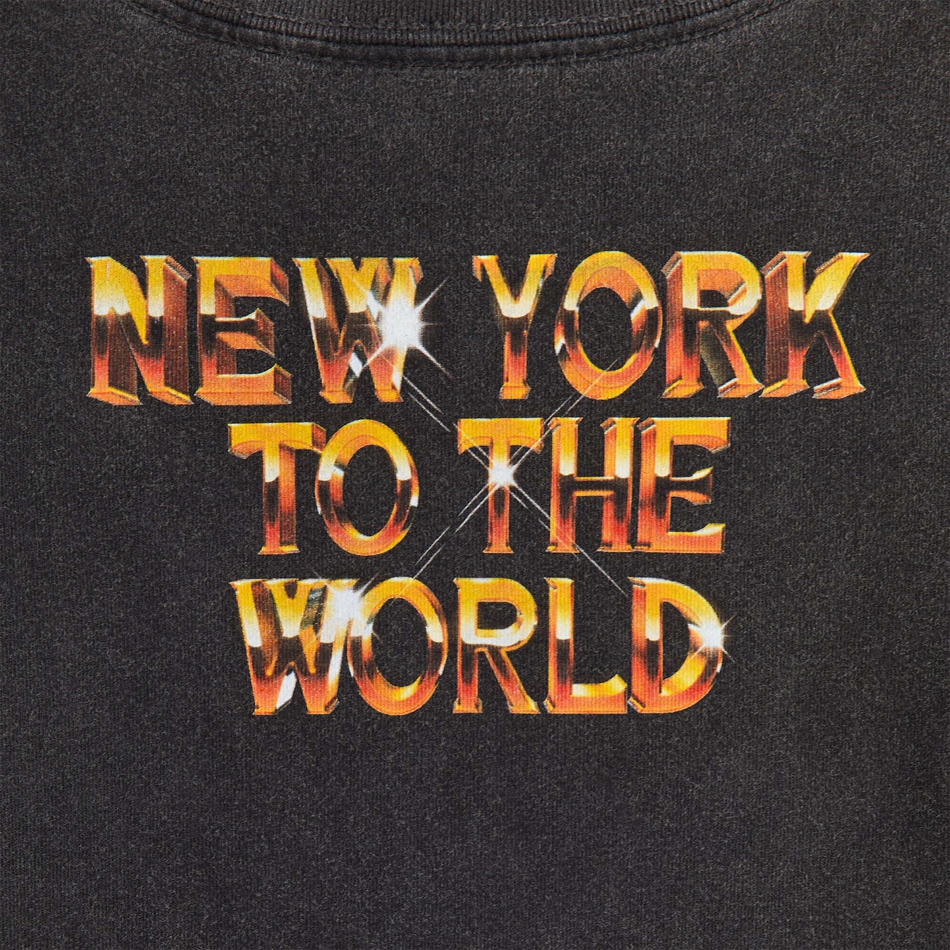Kith Kids for the New York Knicks Gold Vintage Tee - Black - PH
