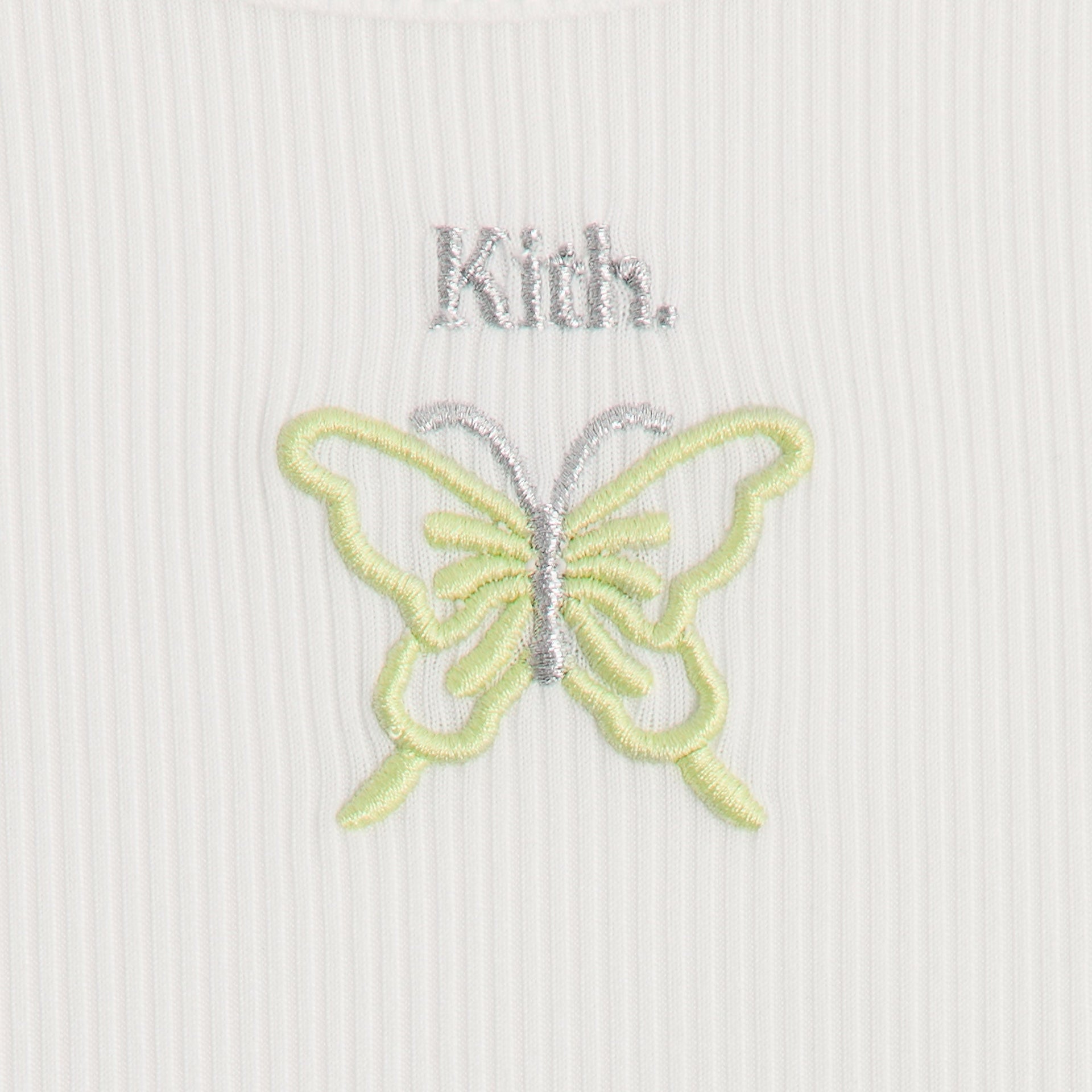 Kith Kids Mulberry Ruched Rib Tee - White