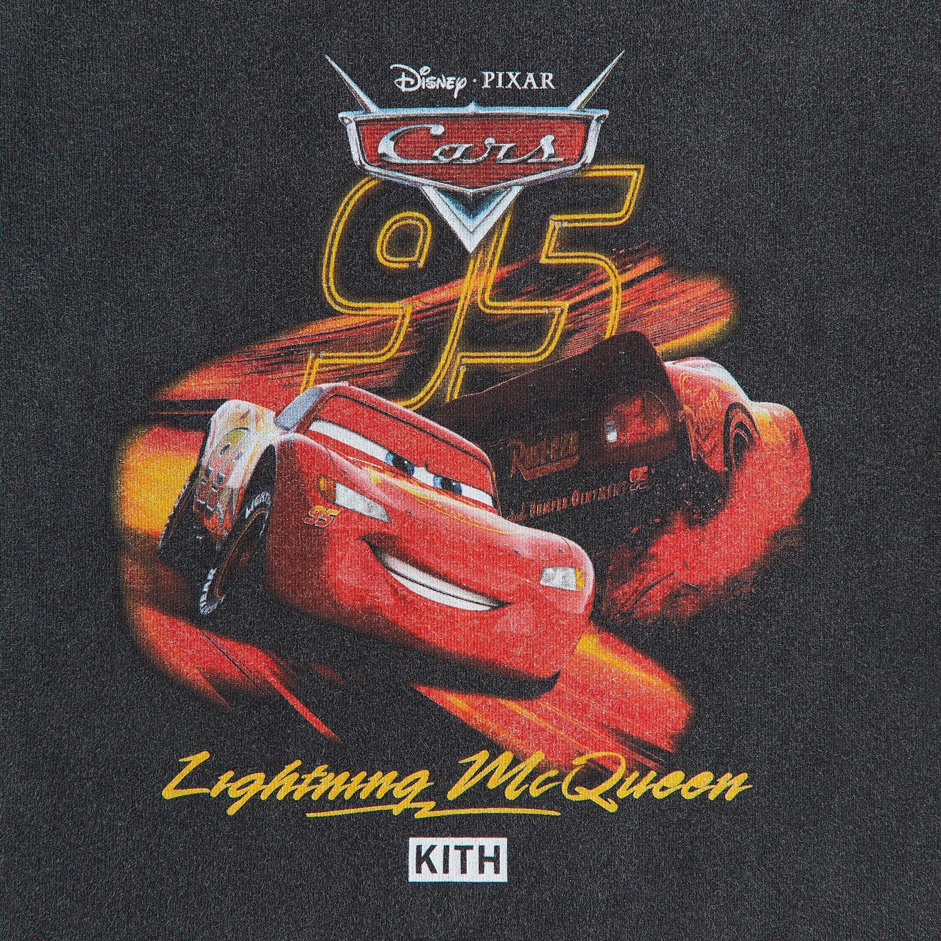 Disney | Kith Kids for Pixar Lightning McQueen Vintage Tee - Black - PH