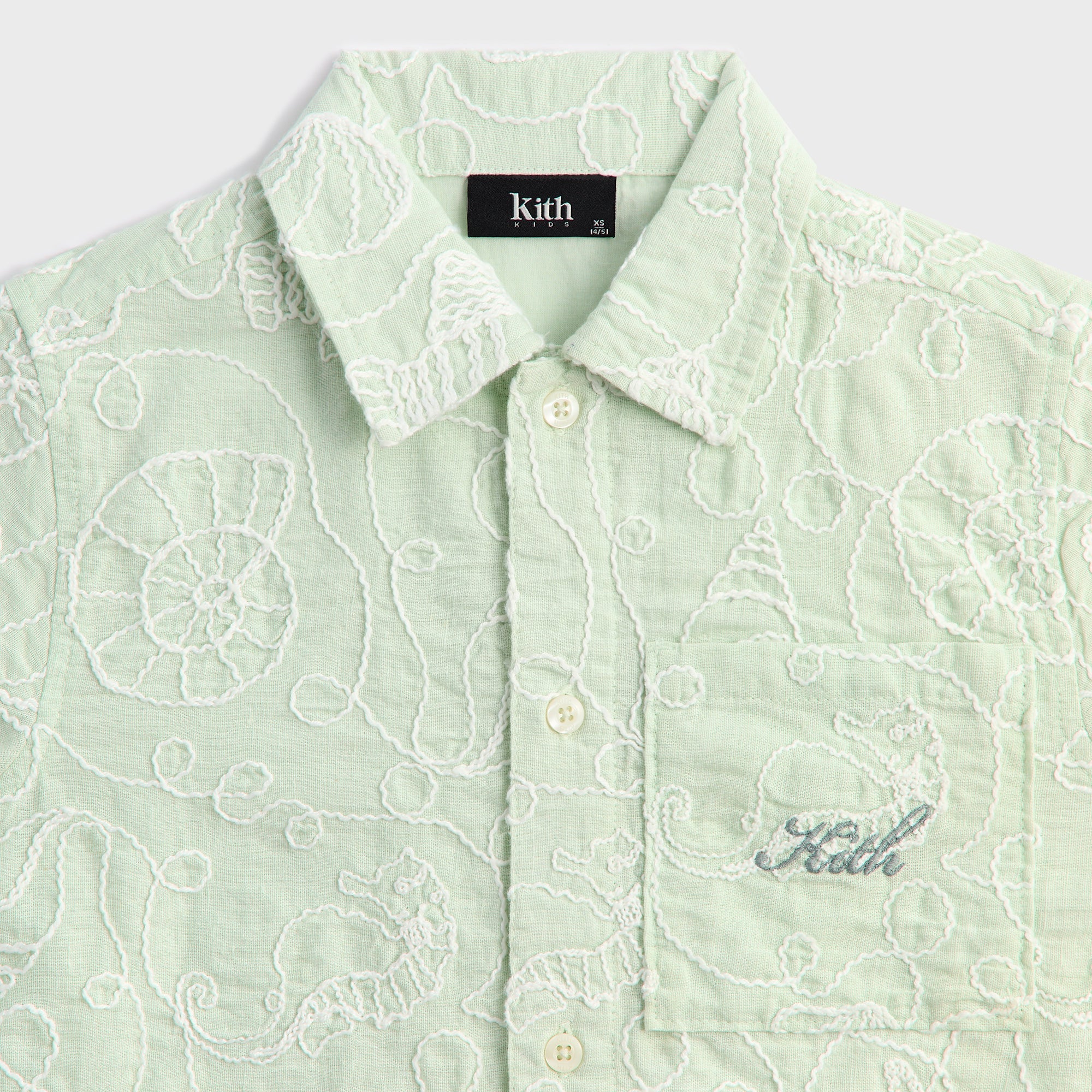 Kith Kids Seaside Bennet Camp Shirt - Tidal