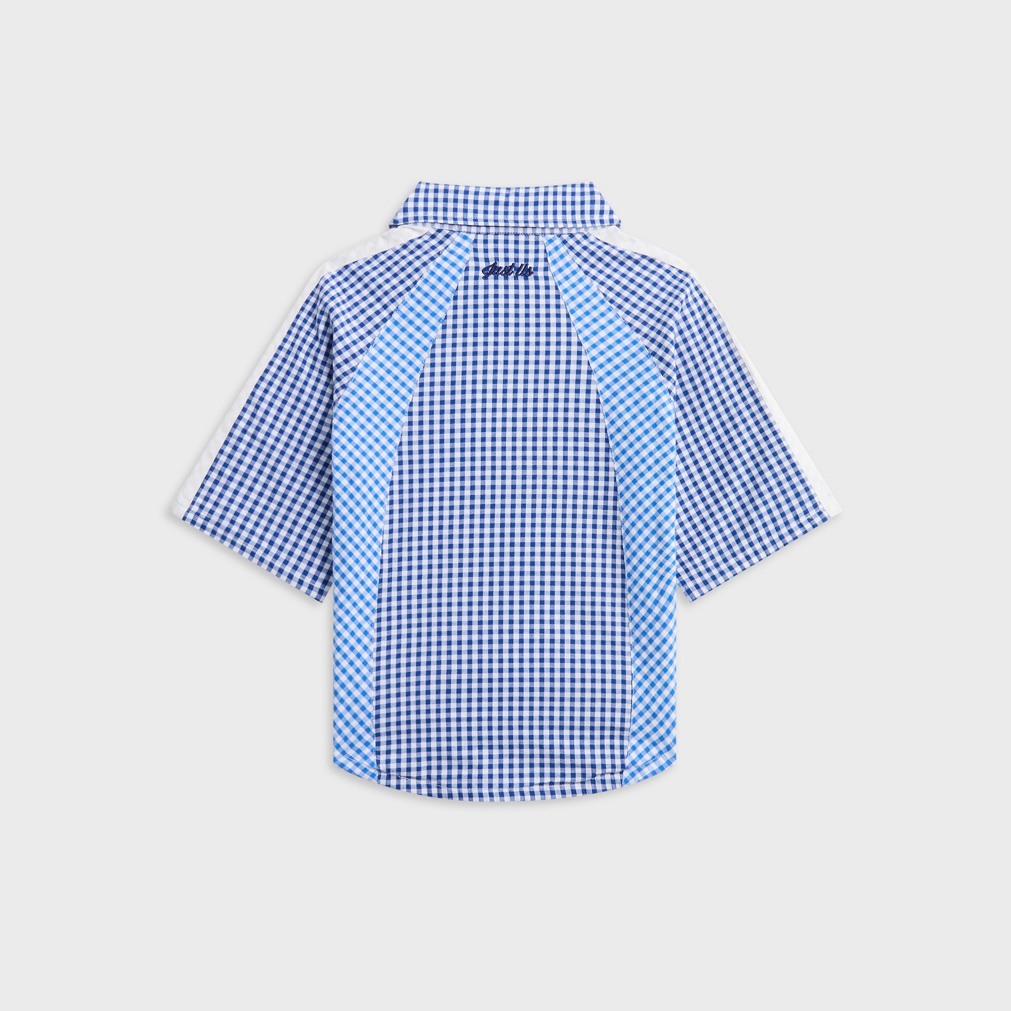 Kith Kids Color-Blocked Gingham Apollo Shirt - Layer