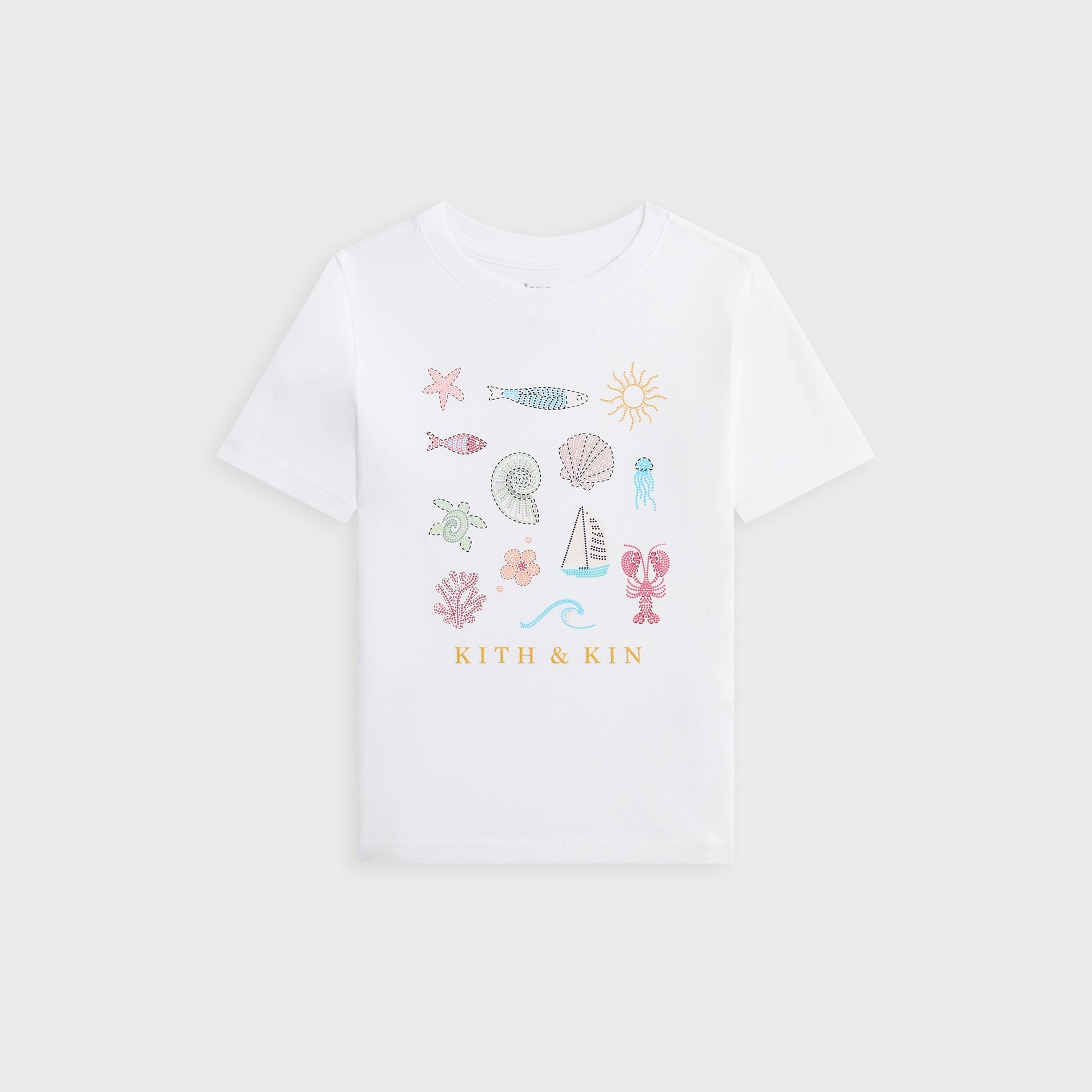 Kith Kids Kith & Kin Beach Tee - White - PH