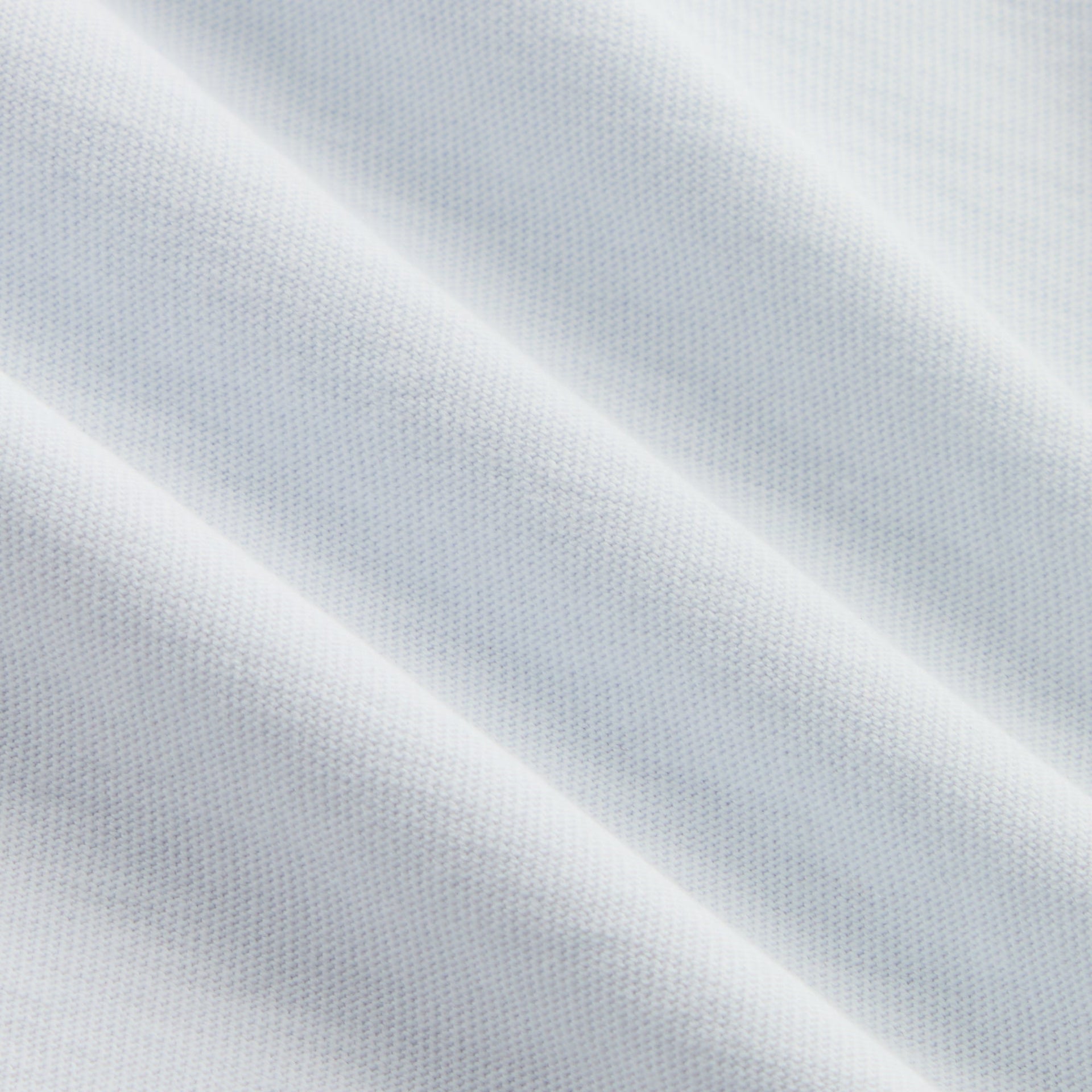 Kith Kids Quinn II Tee, close-up of pale blue Fade cotton fabric texture